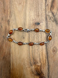 Sterling Silver Amber Bracelet