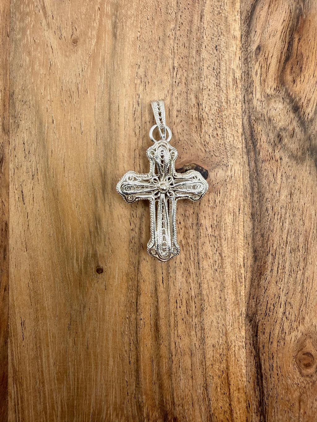 Sterling Silver Filigree Cross