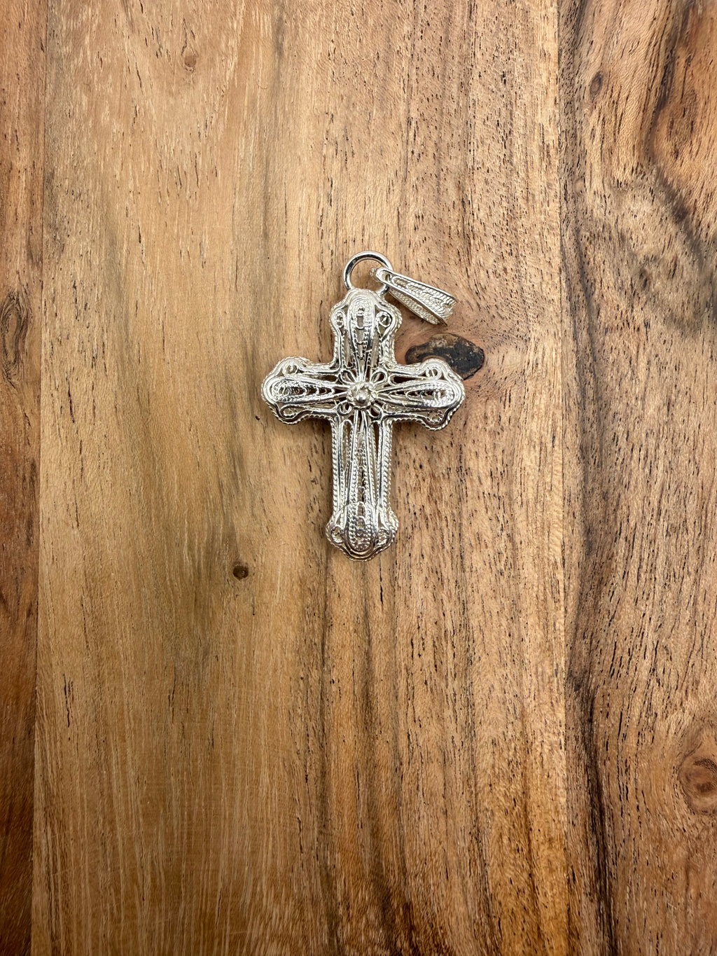 Sterling Silver Filigree Cross