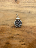 Sterling Silver Clock Charm