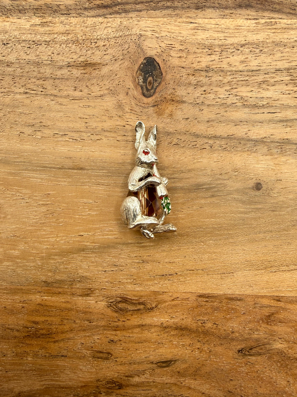 Vintage Sterling Silver Rabbit Charm