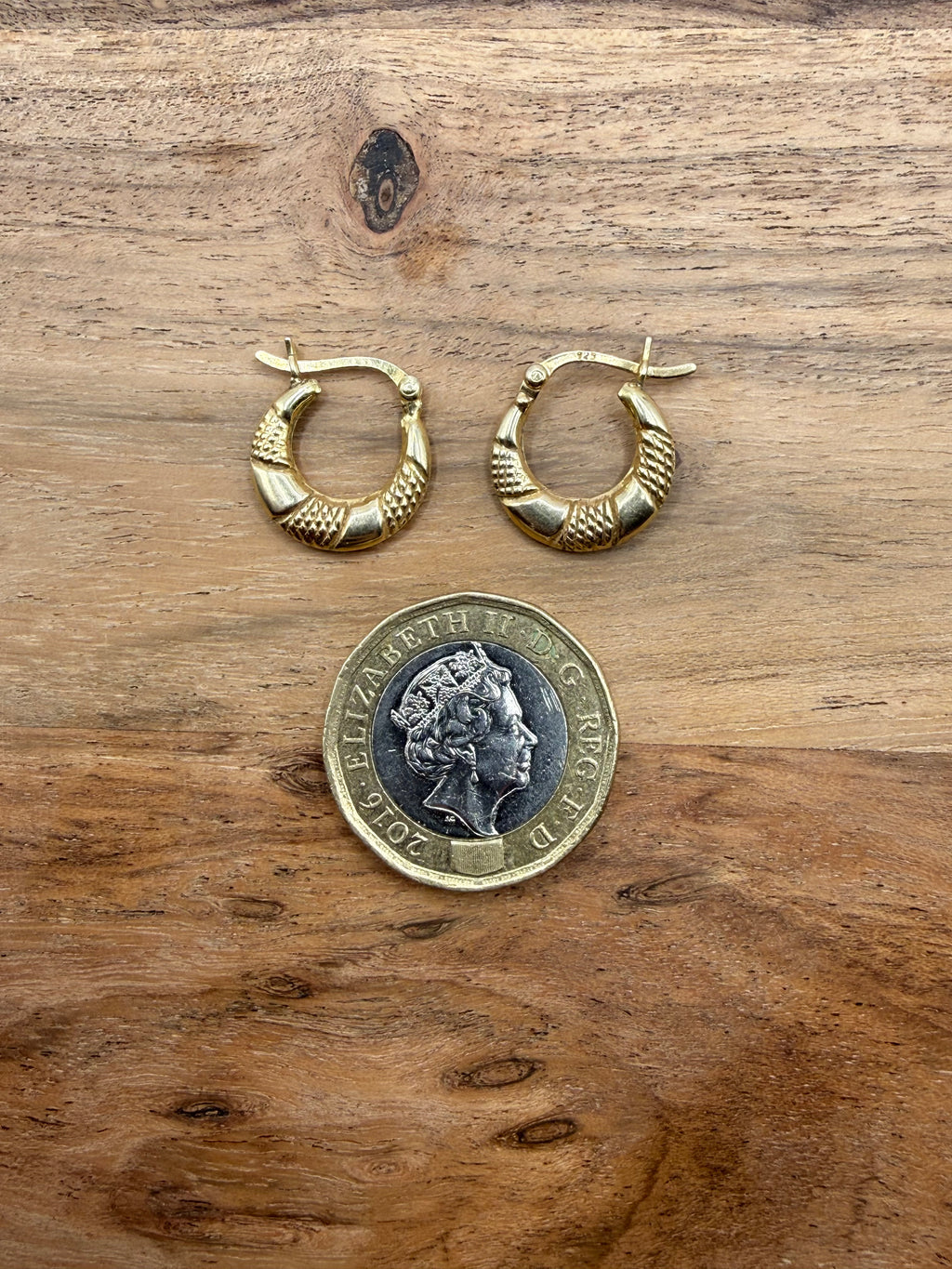 Gold on Sterling Silver Earrings