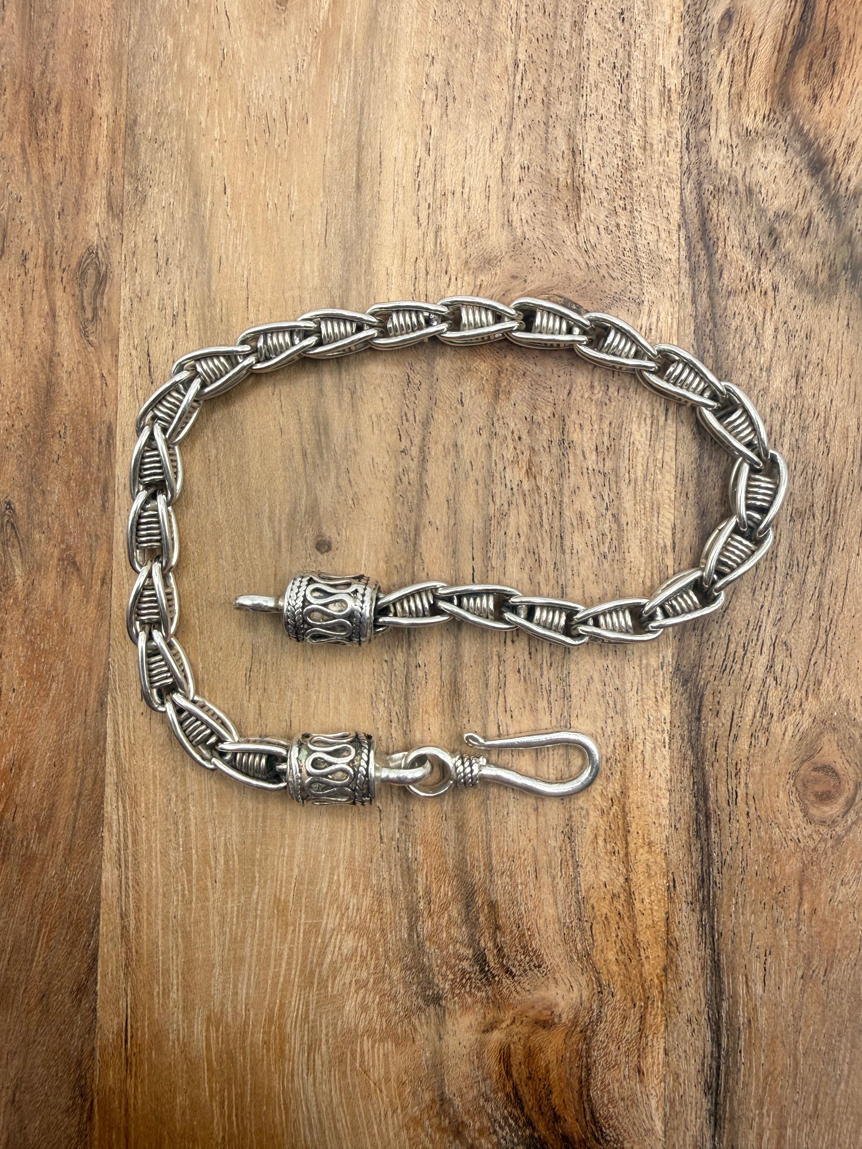 Sterling Silver Byzantine Bracelet