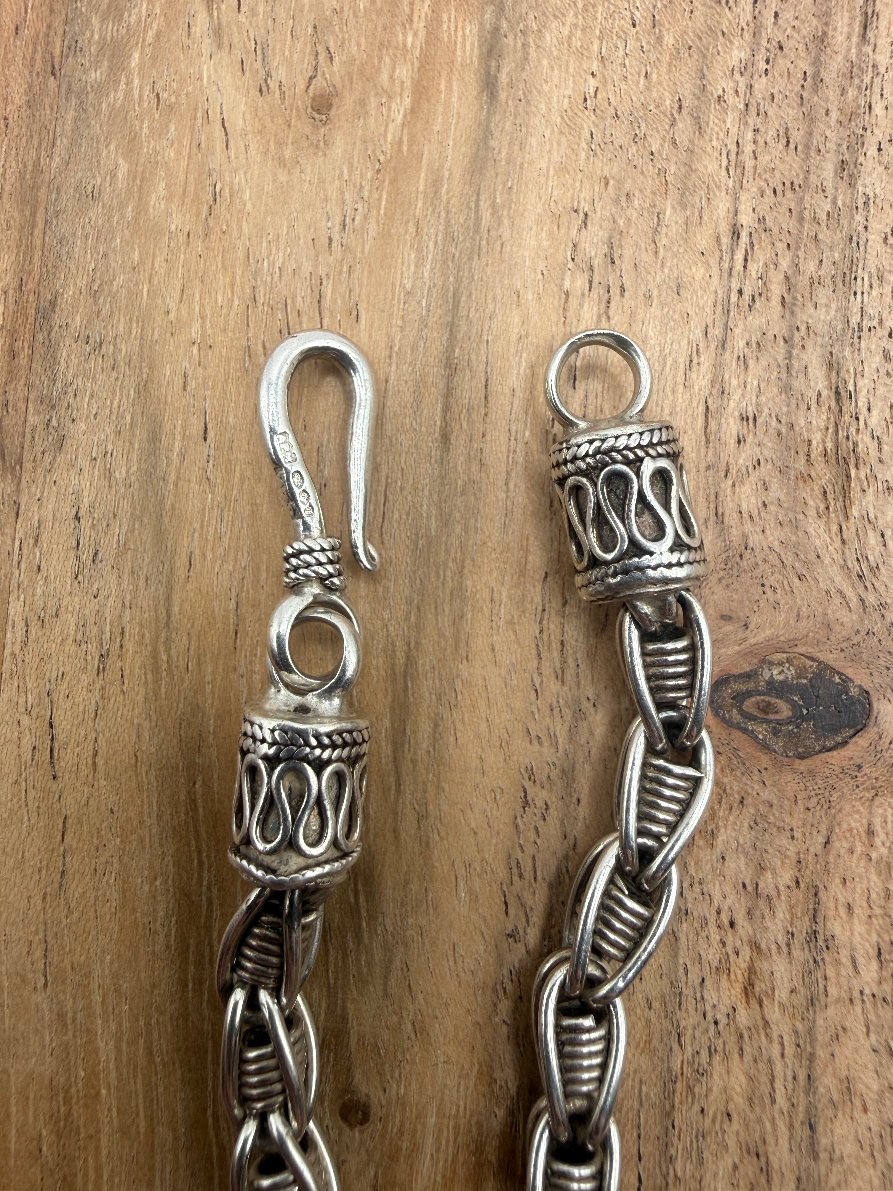 Sterling Silver Byzantine Bracelet