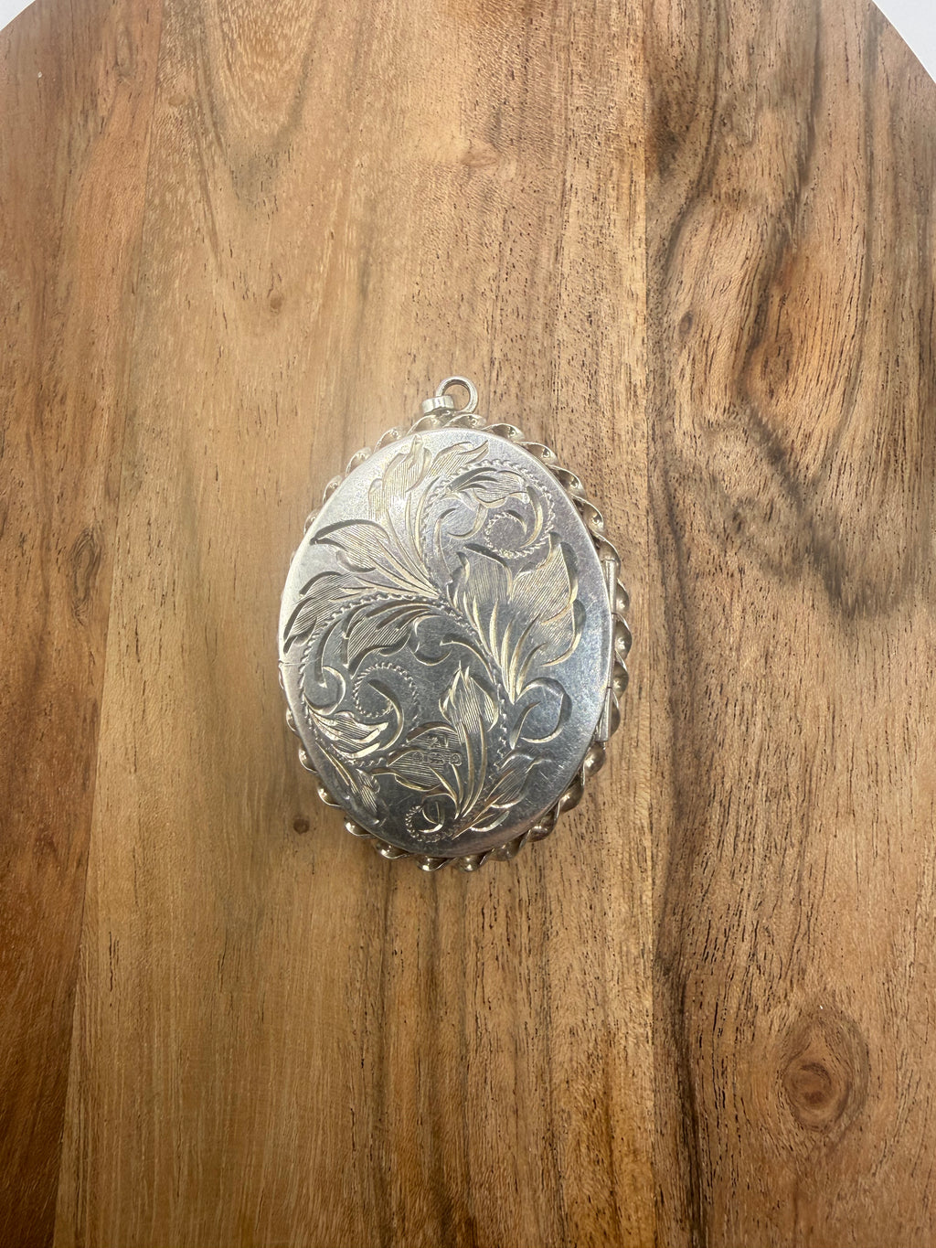 Sterling Silver Cameo Locket