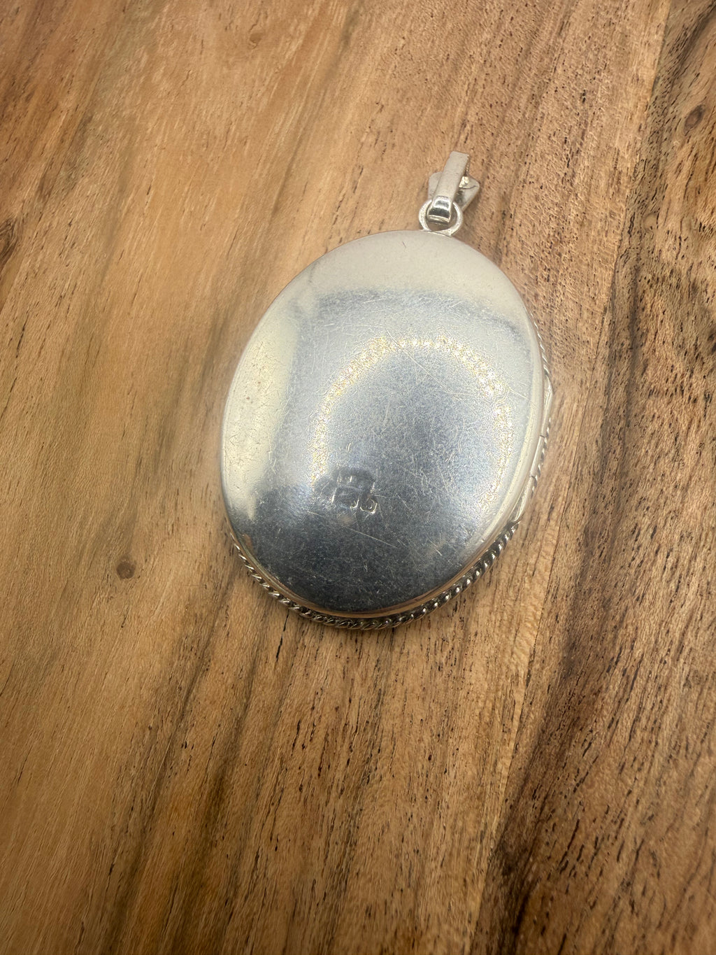 Vintage Sterling Silver Floral Locket