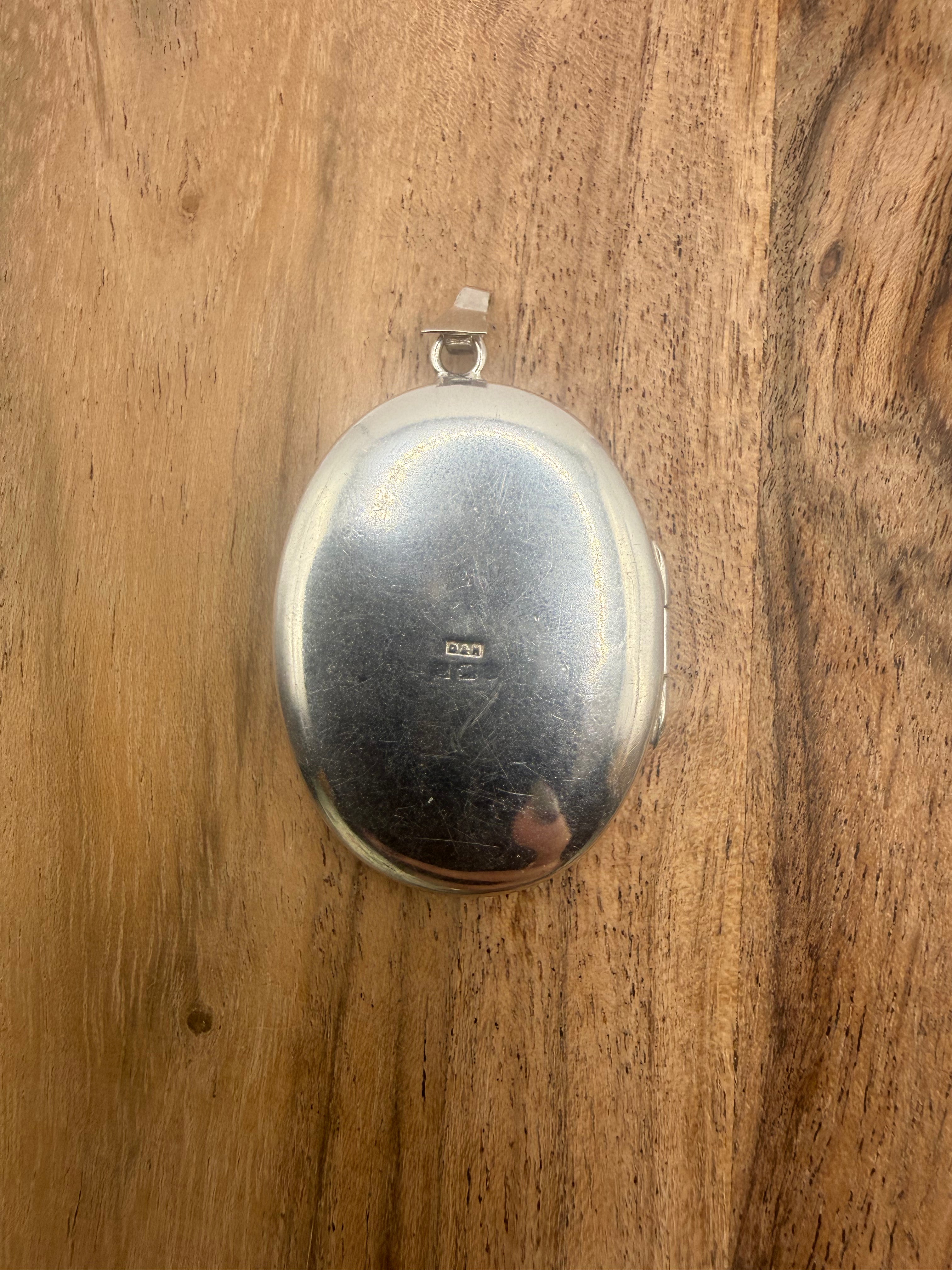 Large Sterling Silver Locket