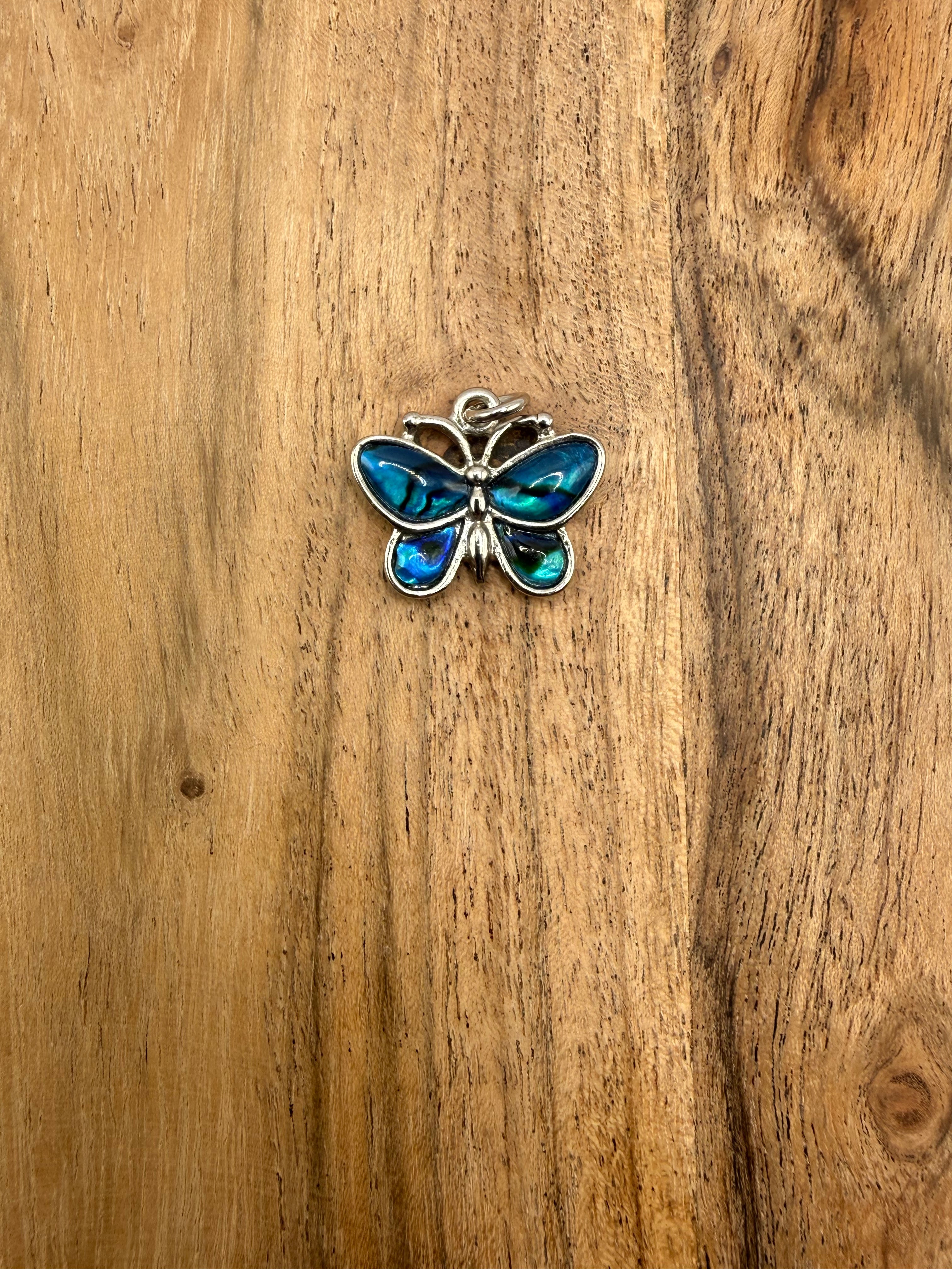 Abalone Butterfly Pendant