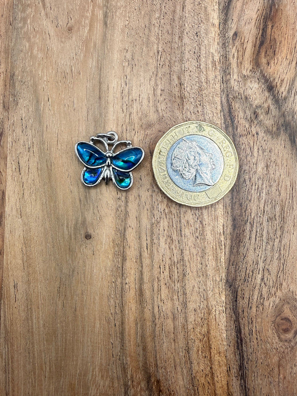 Abalone Butterfly Pendant