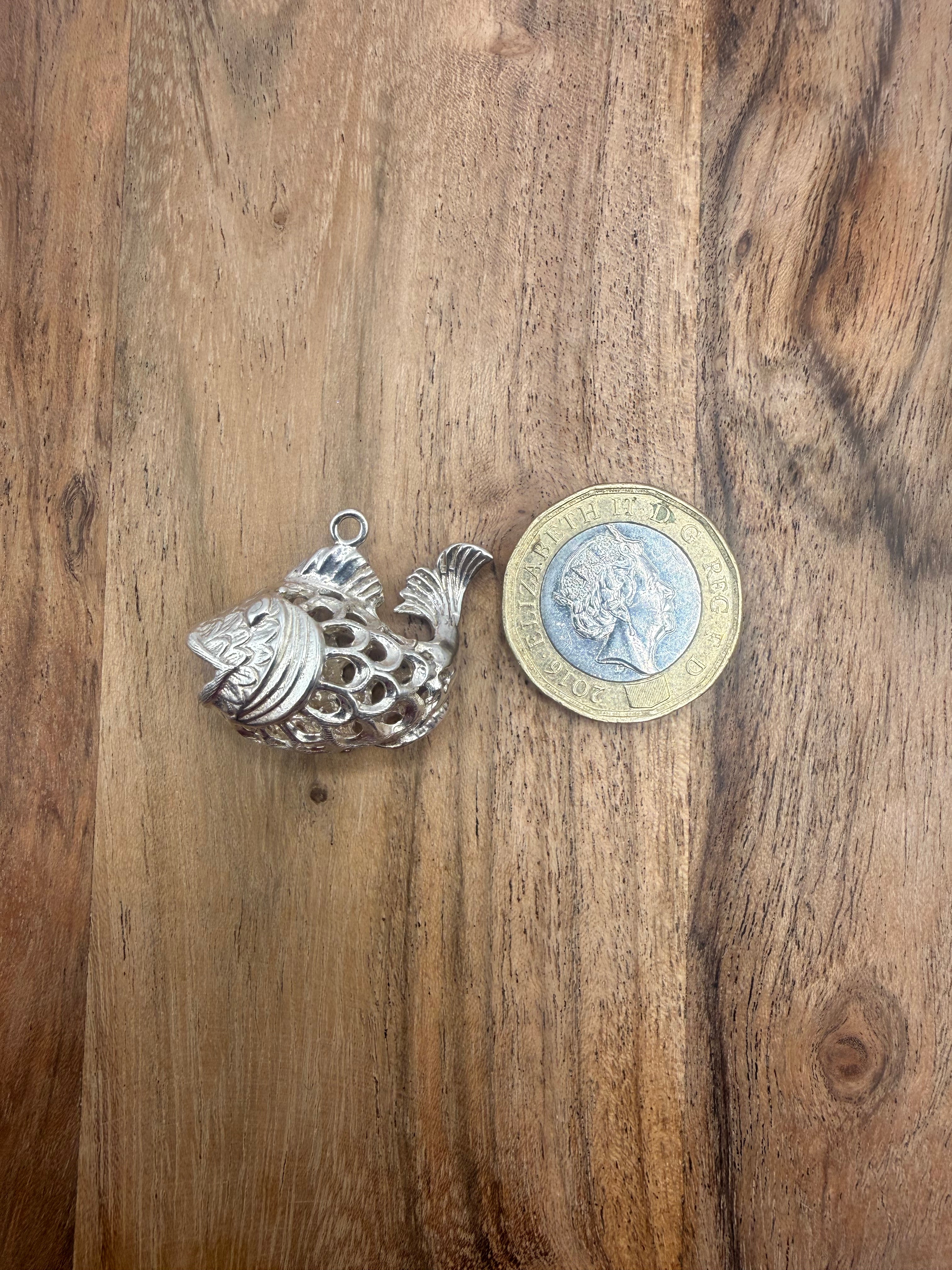 Sterling Silver Fish Charm