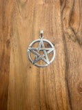 Sterling Silver Pentagram Pendant