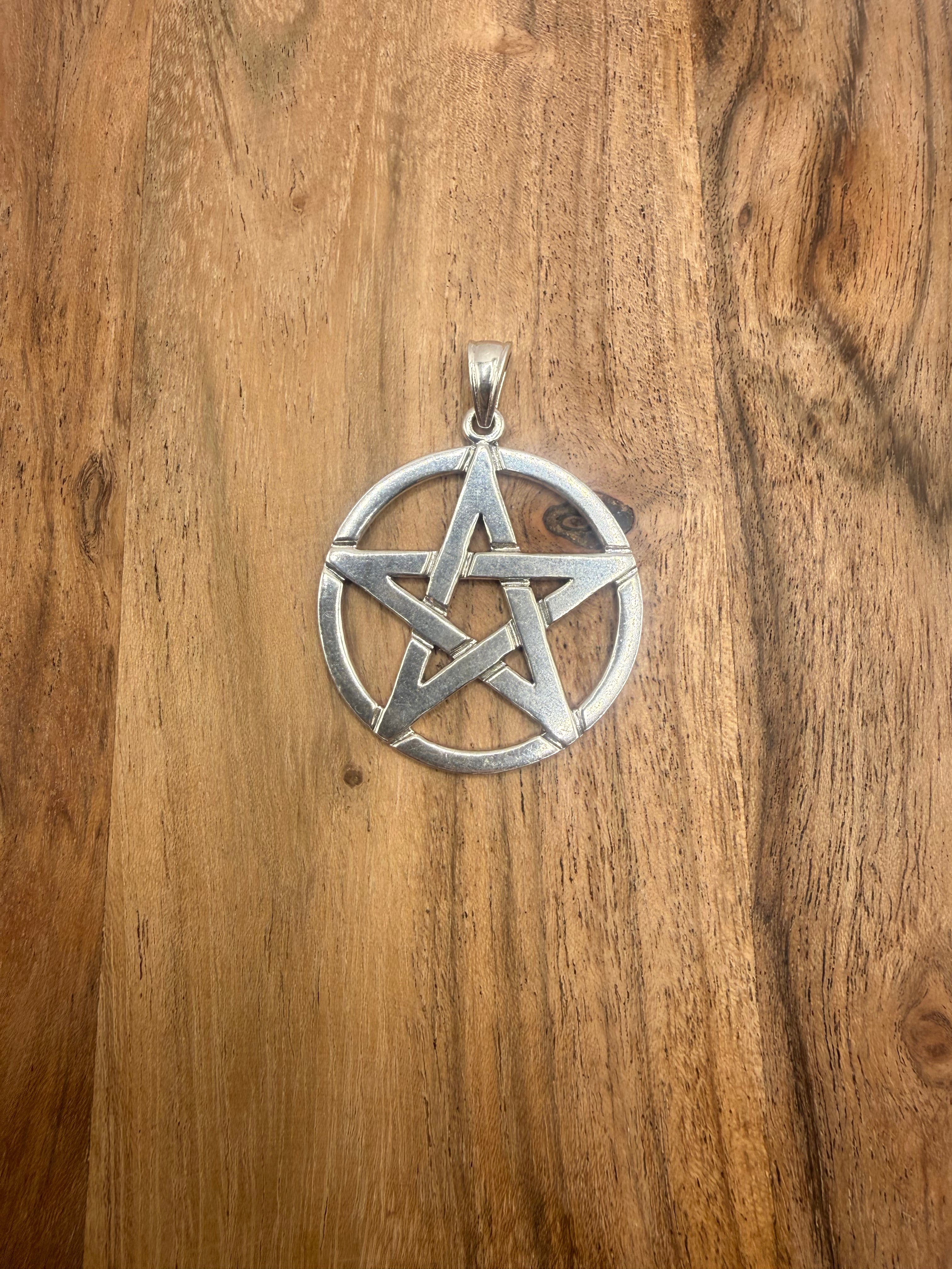 Sterling Silver Pentagram Pendant