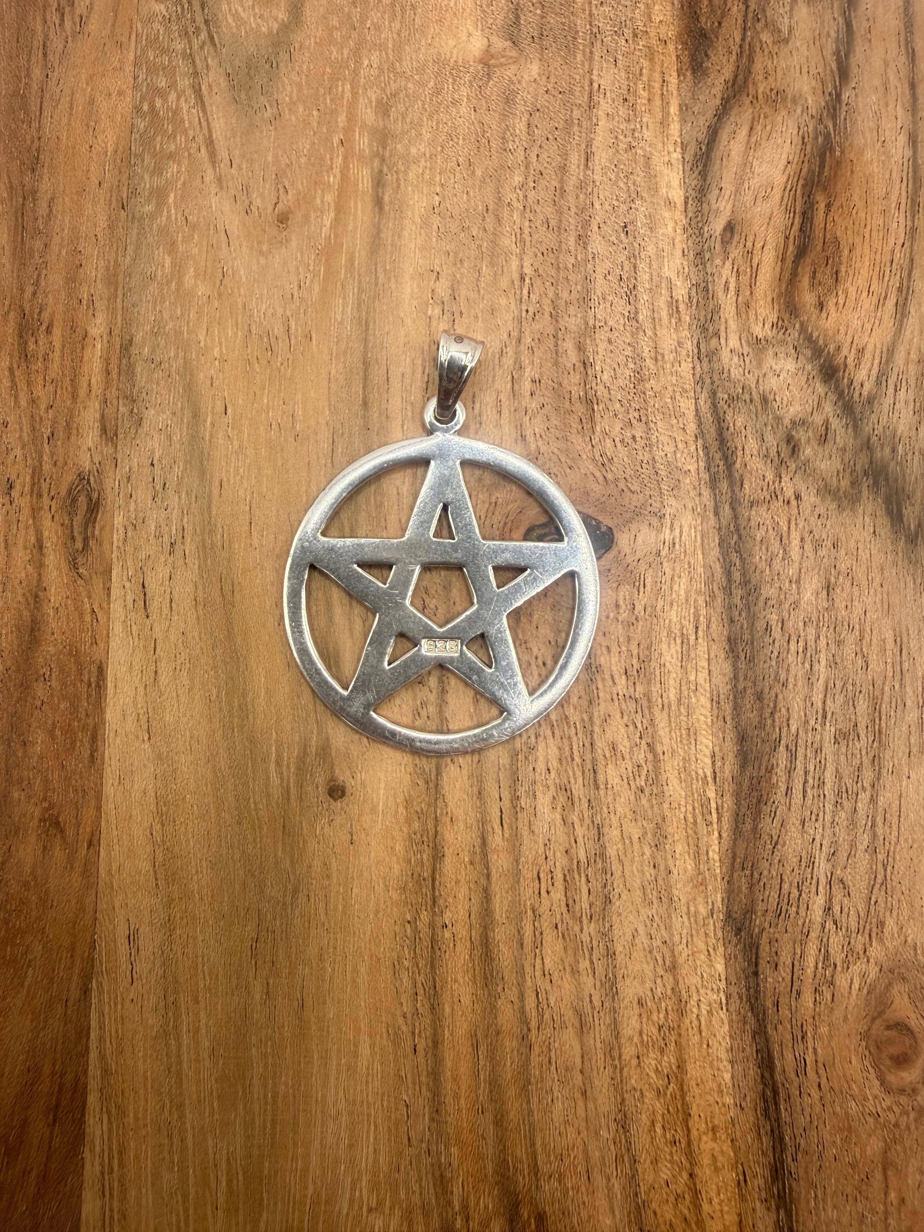 Sterling Silver Pentagram Pendant