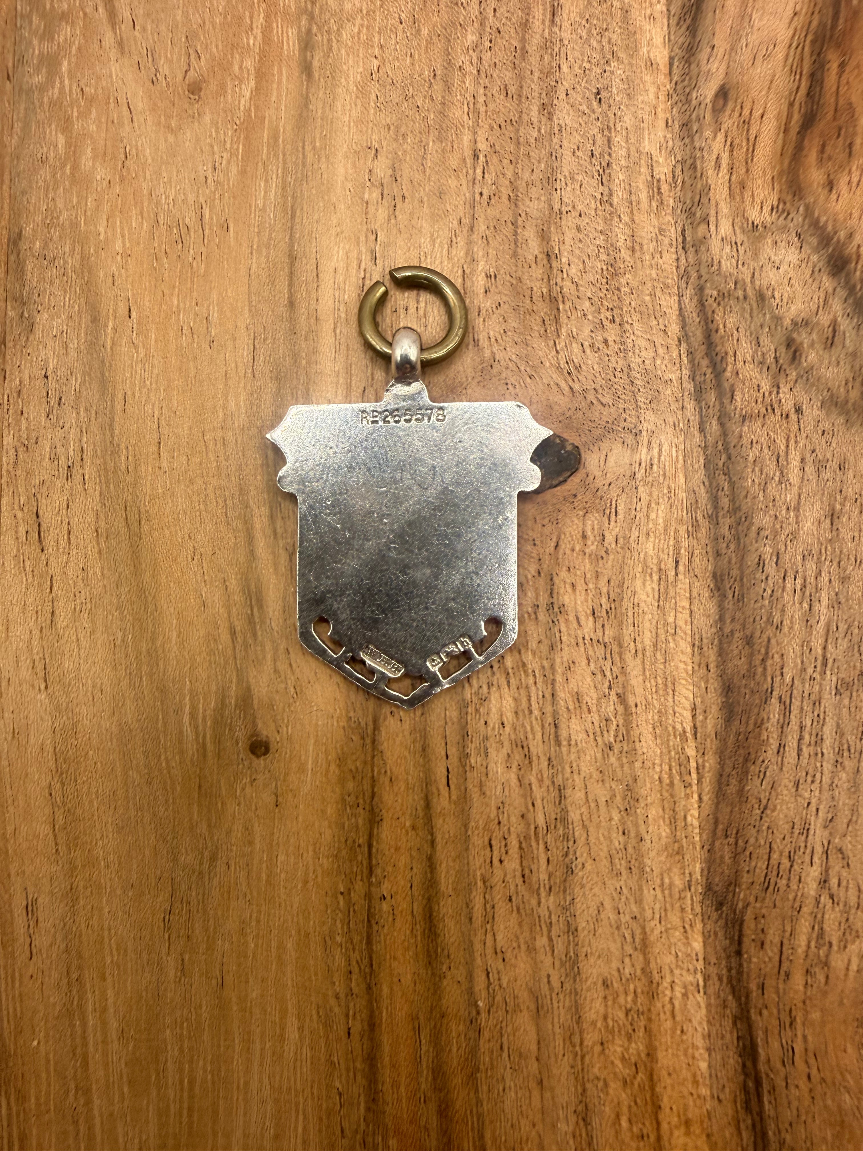 Antique Sterling Silver and Gold Fob