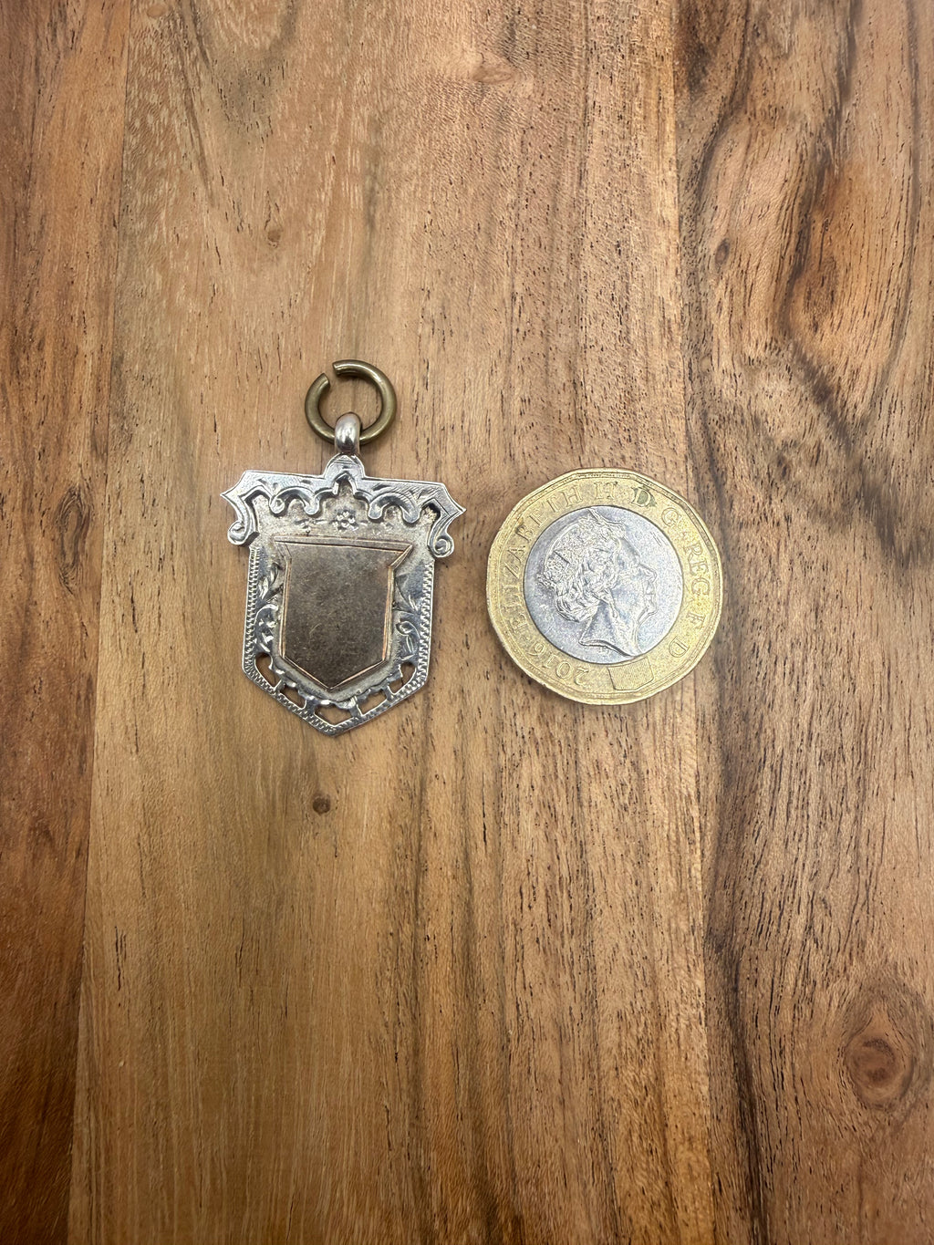 Antique Sterling Silver and Gold Fob