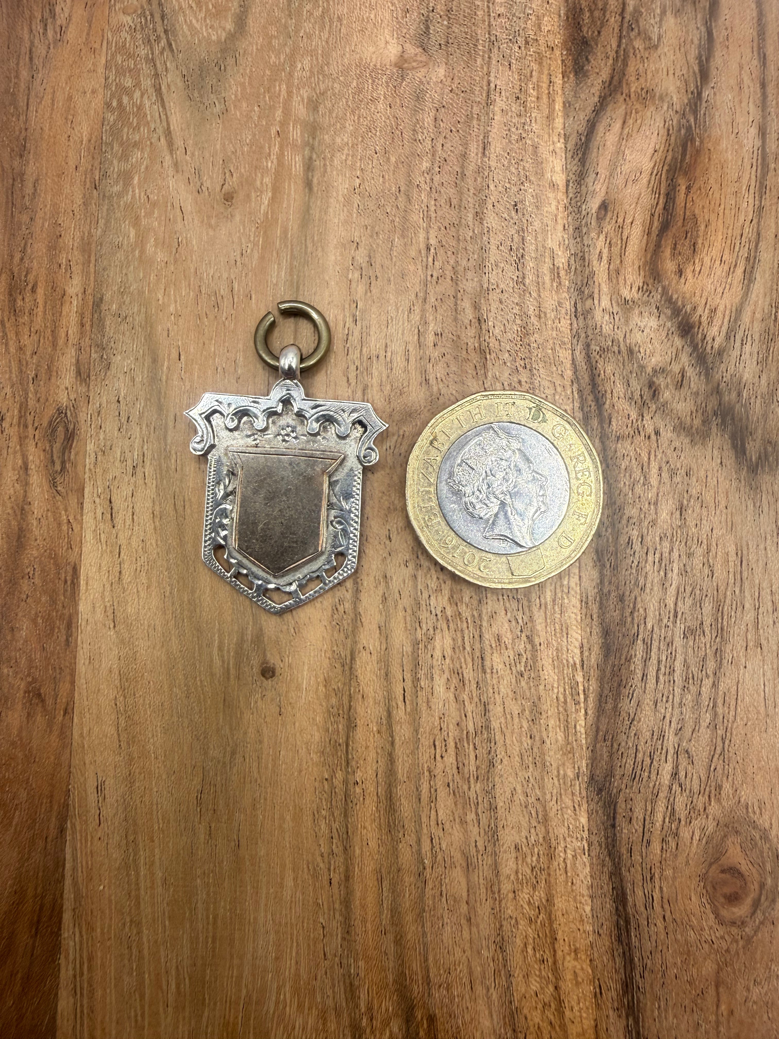 Antique Sterling Silver and Gold Fob