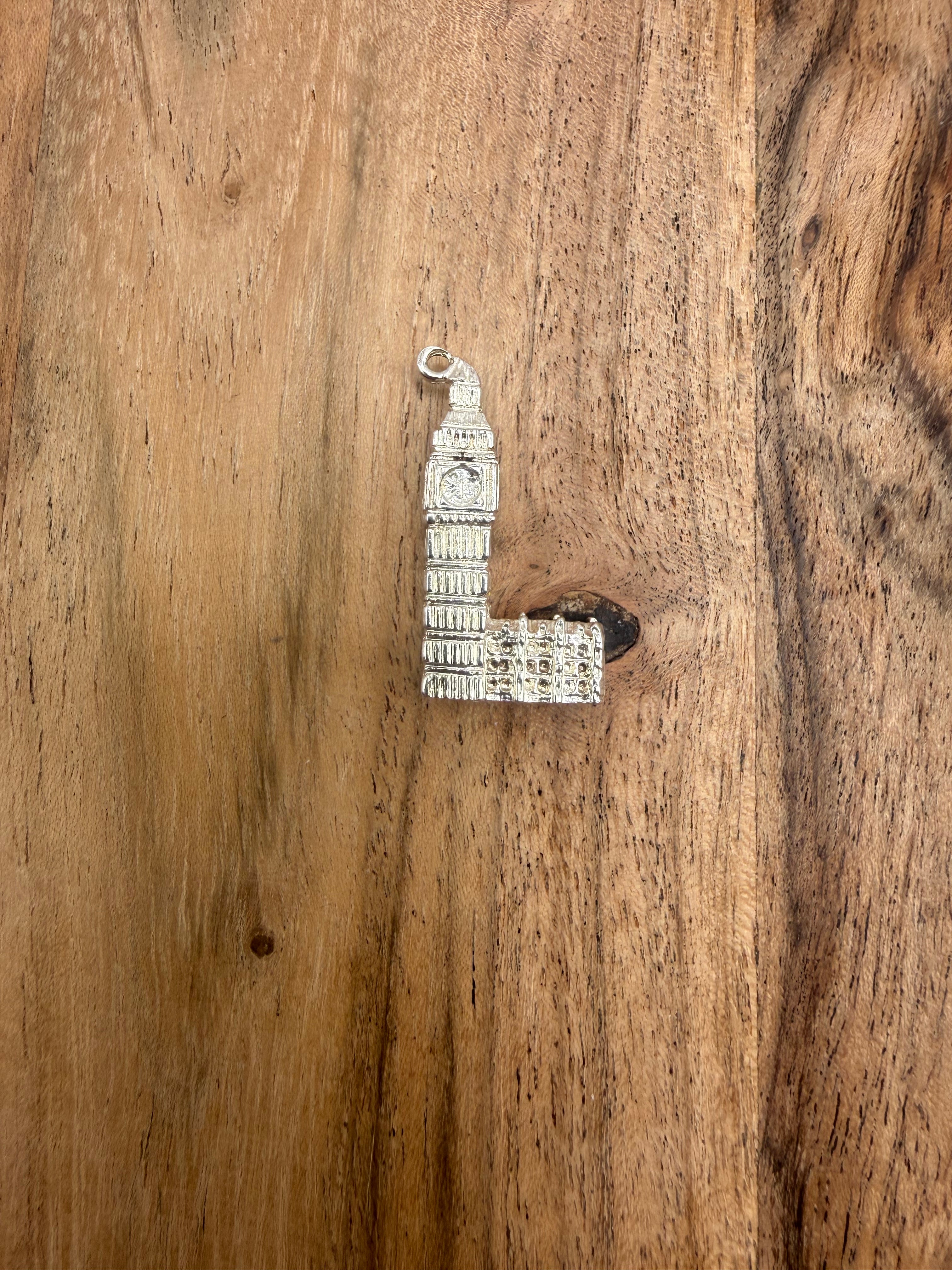 Sterling Silver Big Ben Charm