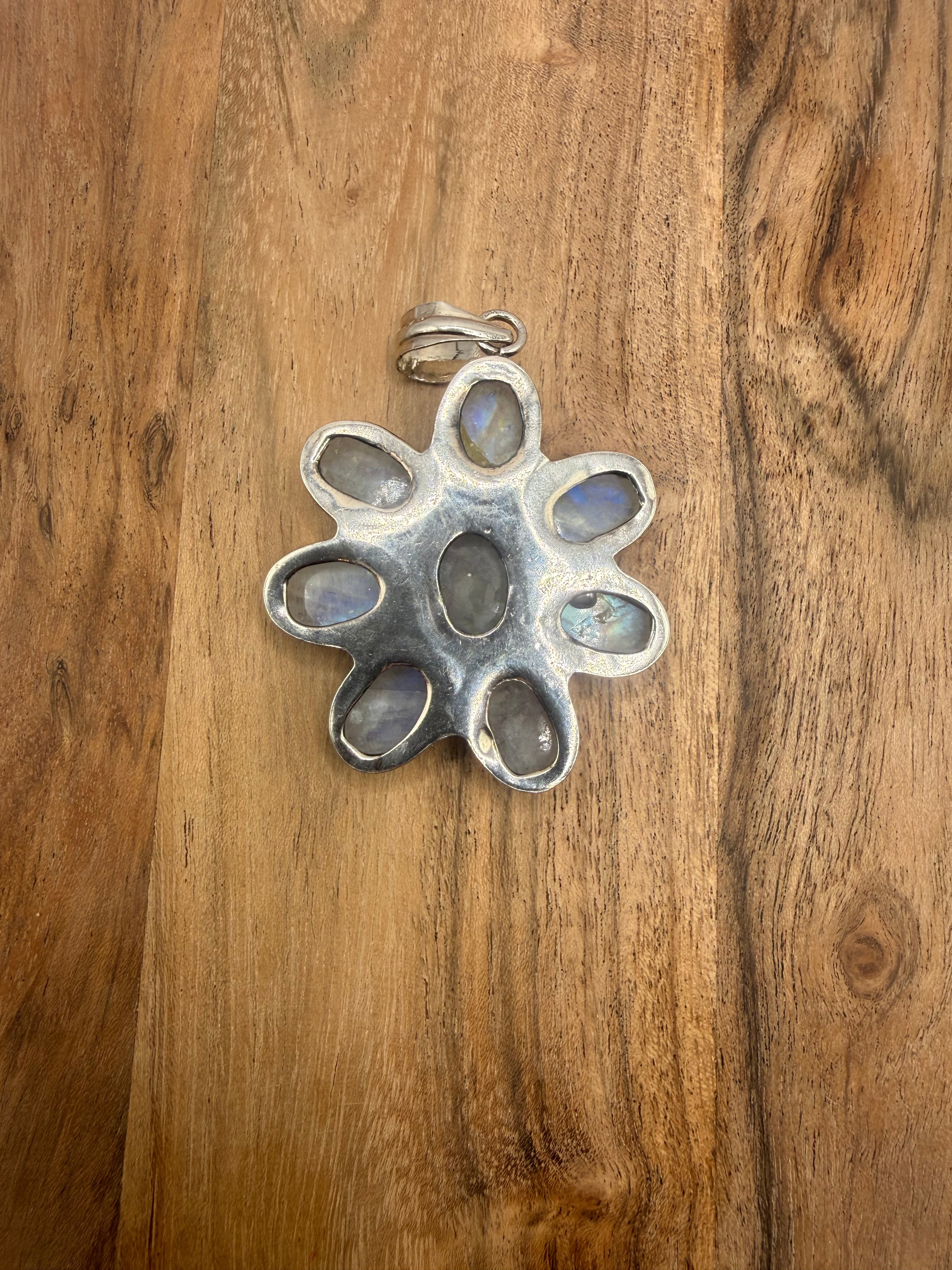 Sterling Silver Moonstone Pendant