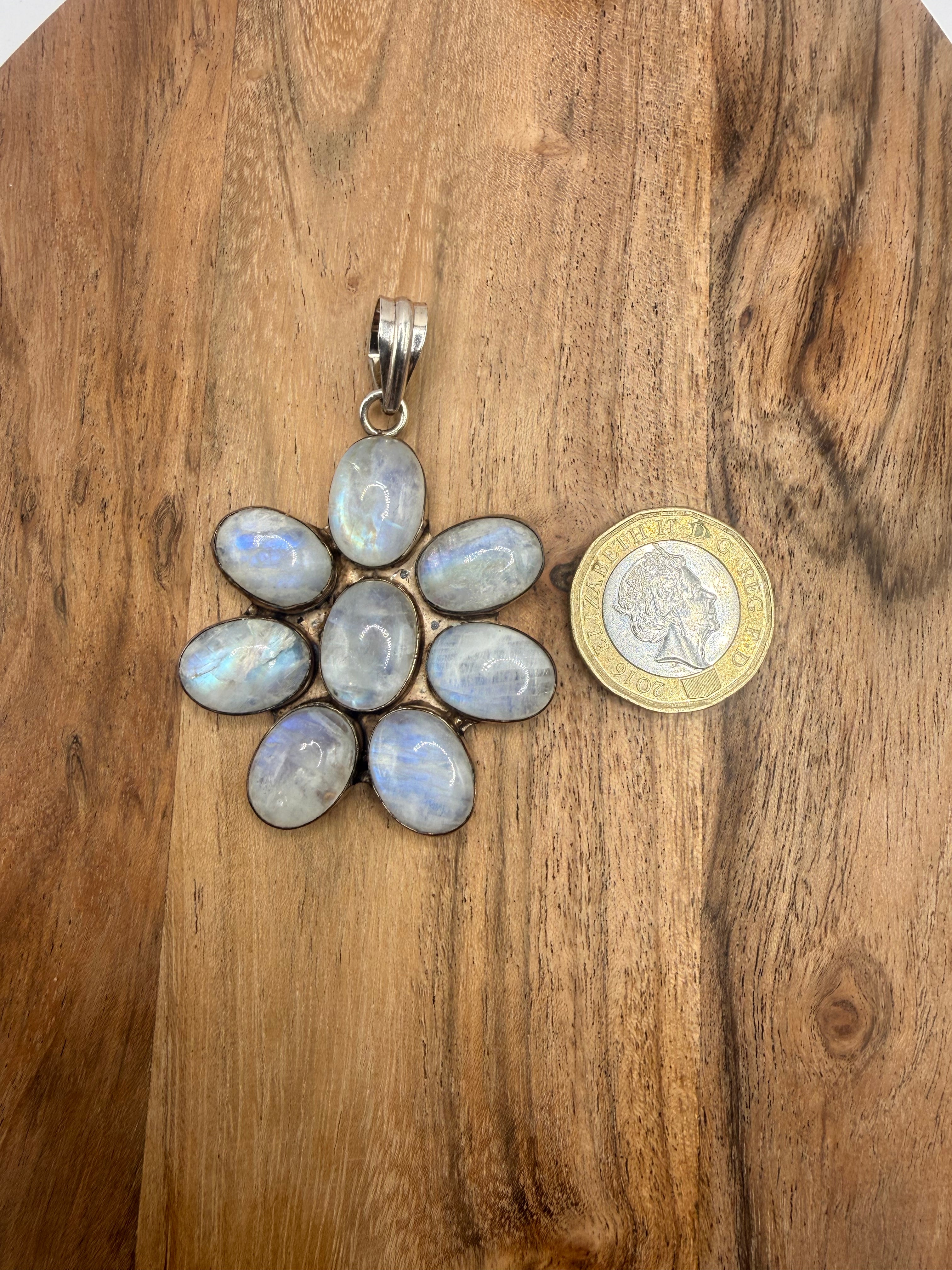 Sterling Silver Moonstone Pendant