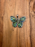 Abalone Shell Butterfly Pendant