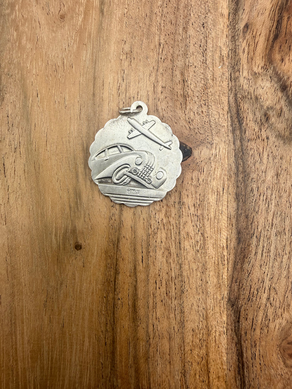 Georg Jensen Sterling Silver St Christopher Pendant