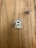 Sterling Silver Articulated House Charm