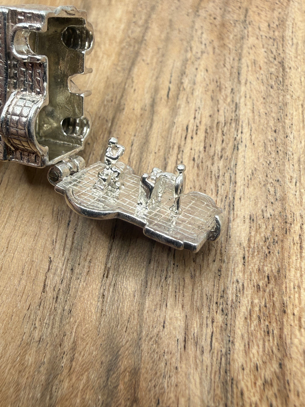 Sterling Silver Articulated Country Pub Charm