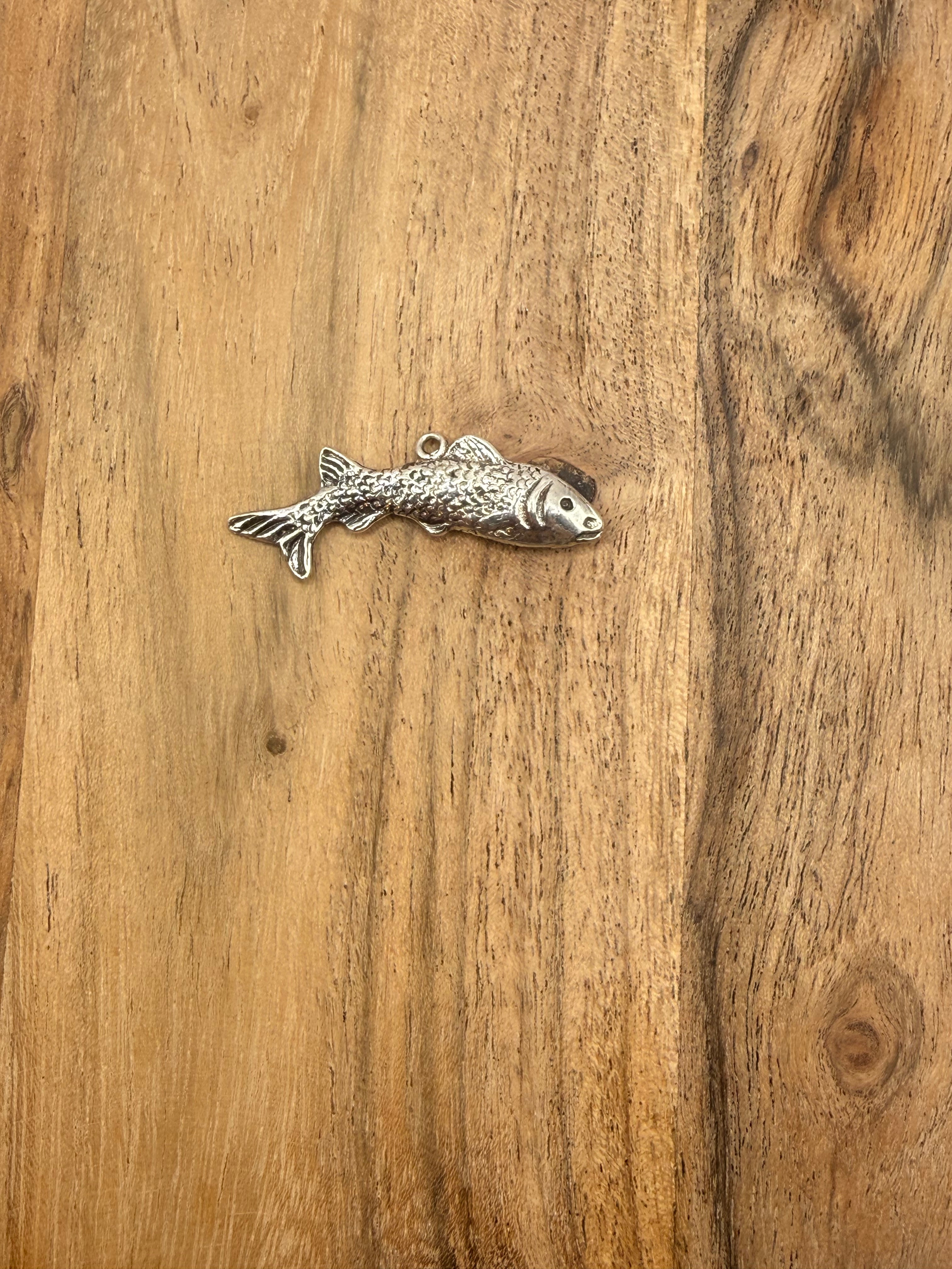 Sterling Silver Fish Charm