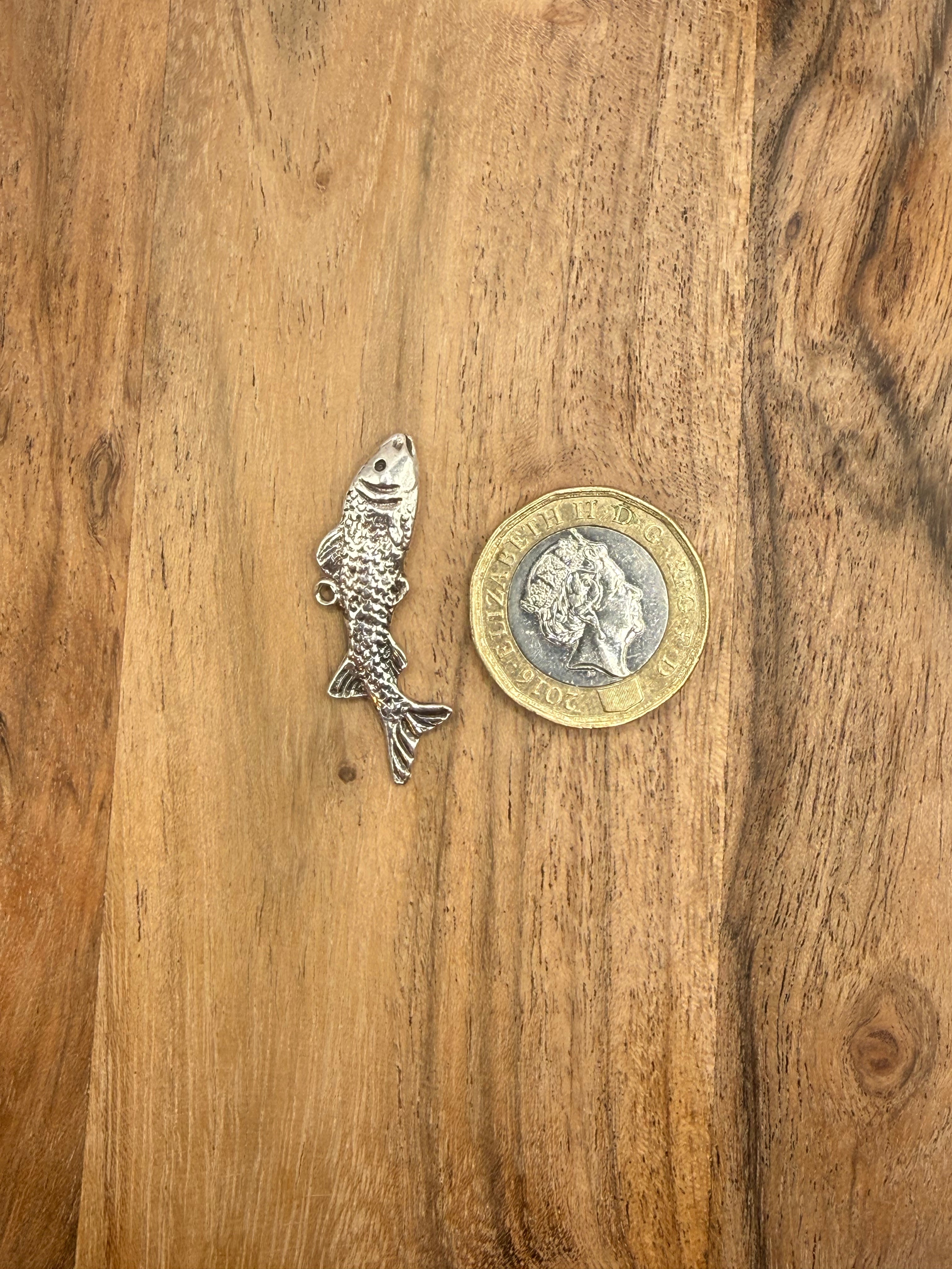 Sterling Silver Fish Charm