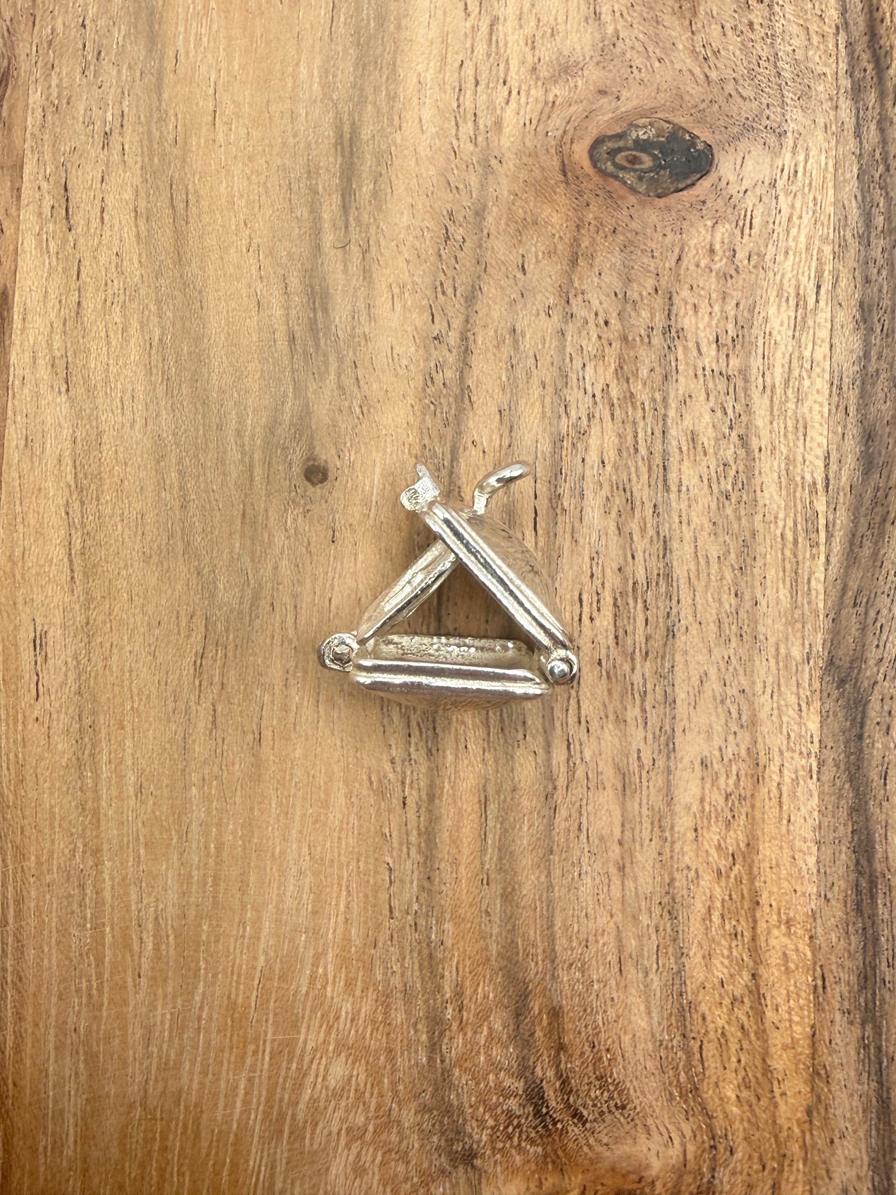 Sterling Silver Articulated Compass Charm