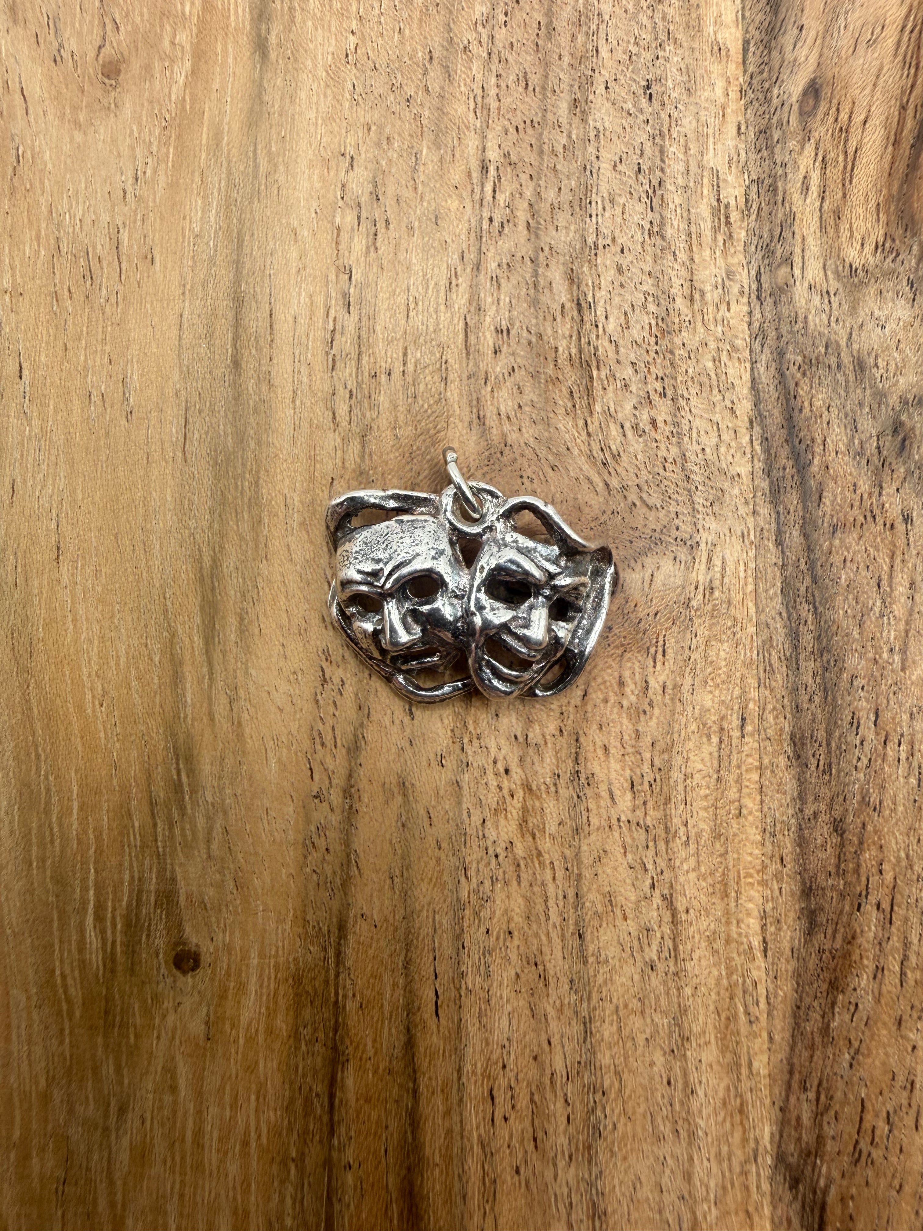 Sterling Silver Theatre Mask Charm