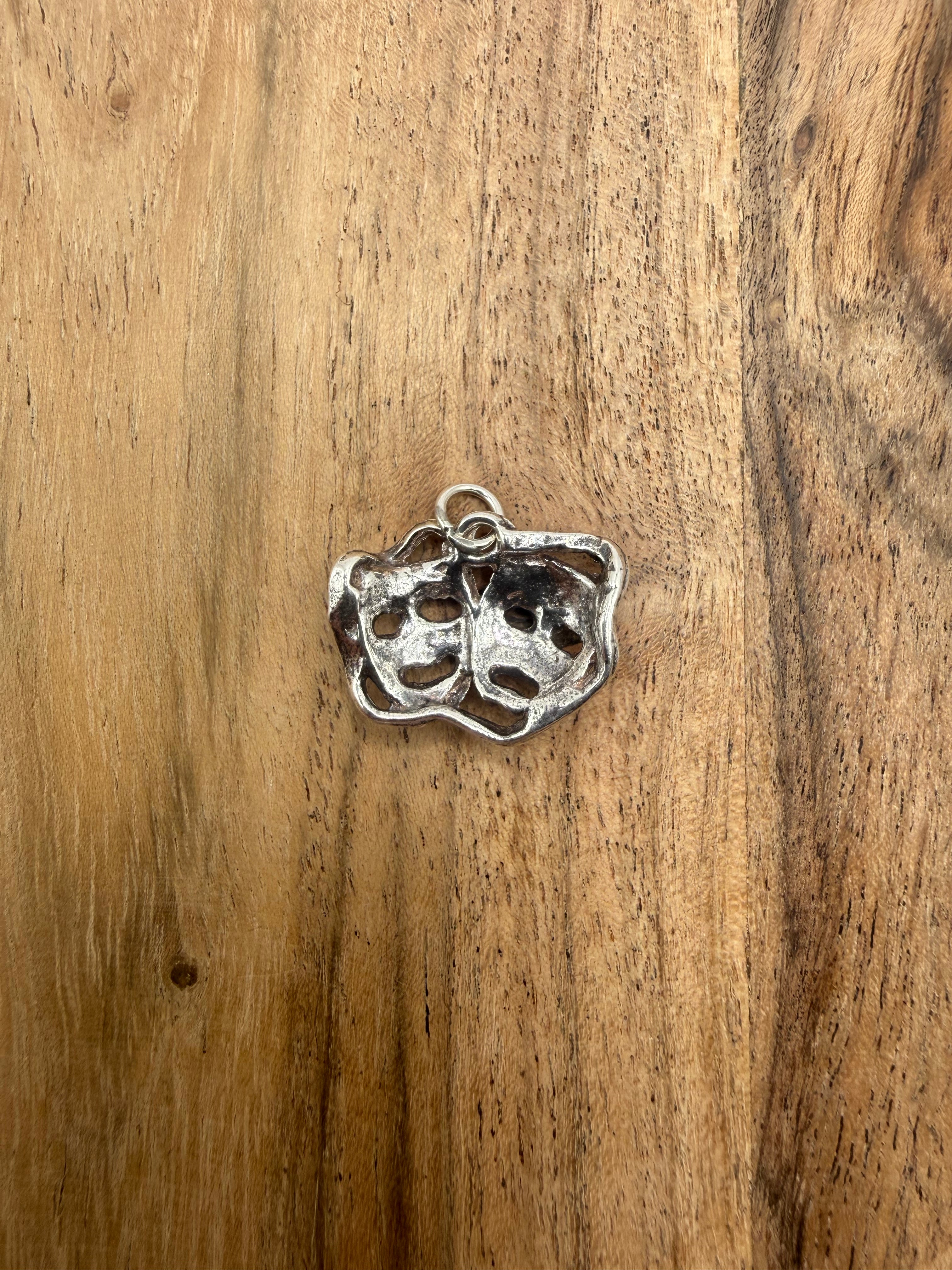 Sterling Silver Theatre Mask Charm