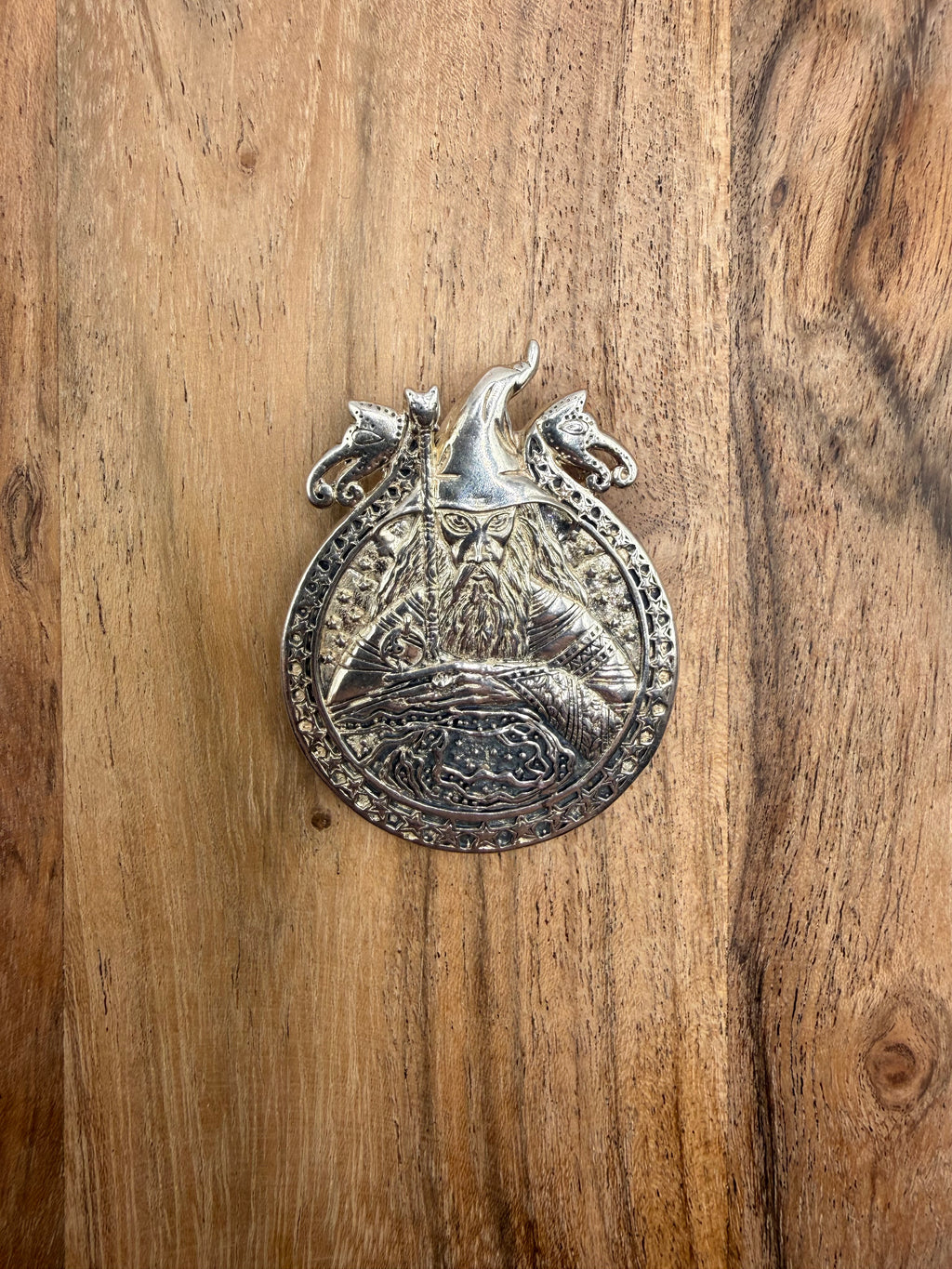 Sterling Silver Wizard Pendant