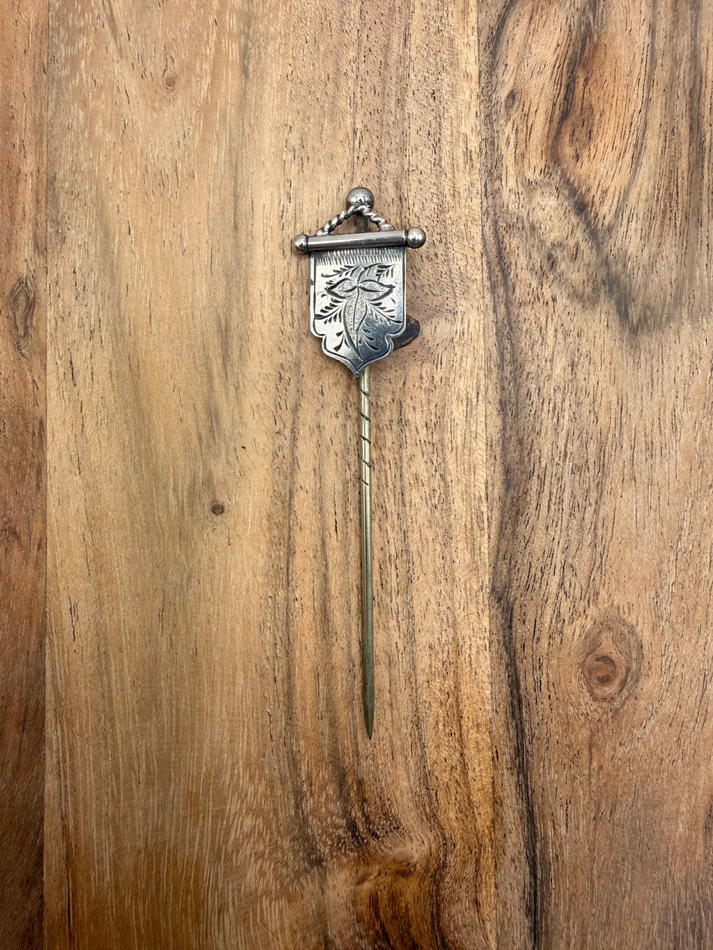 Antique Victorian Sterling Silver Stick Pin