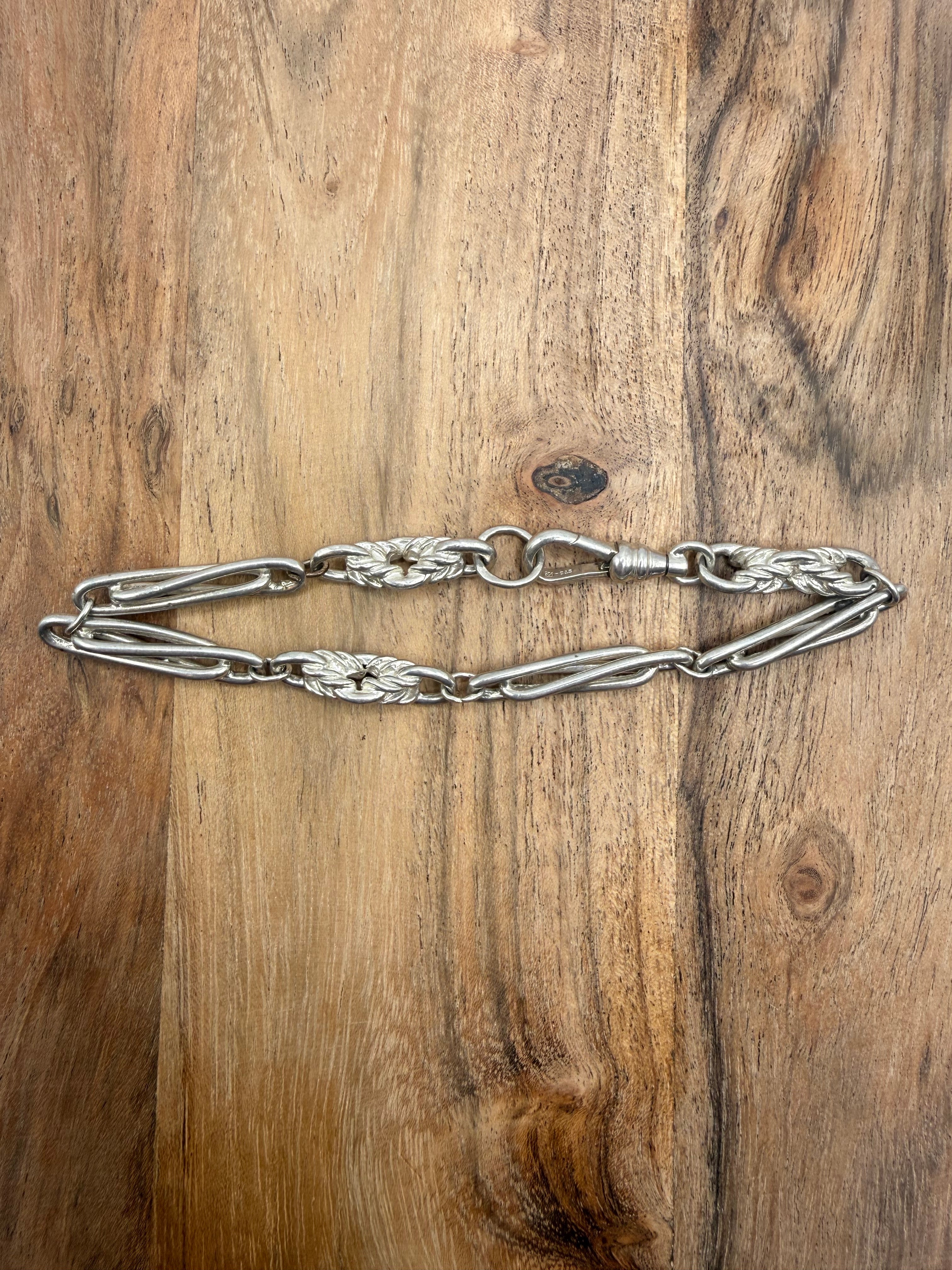 Sterling Silver Byzantine Bracelet