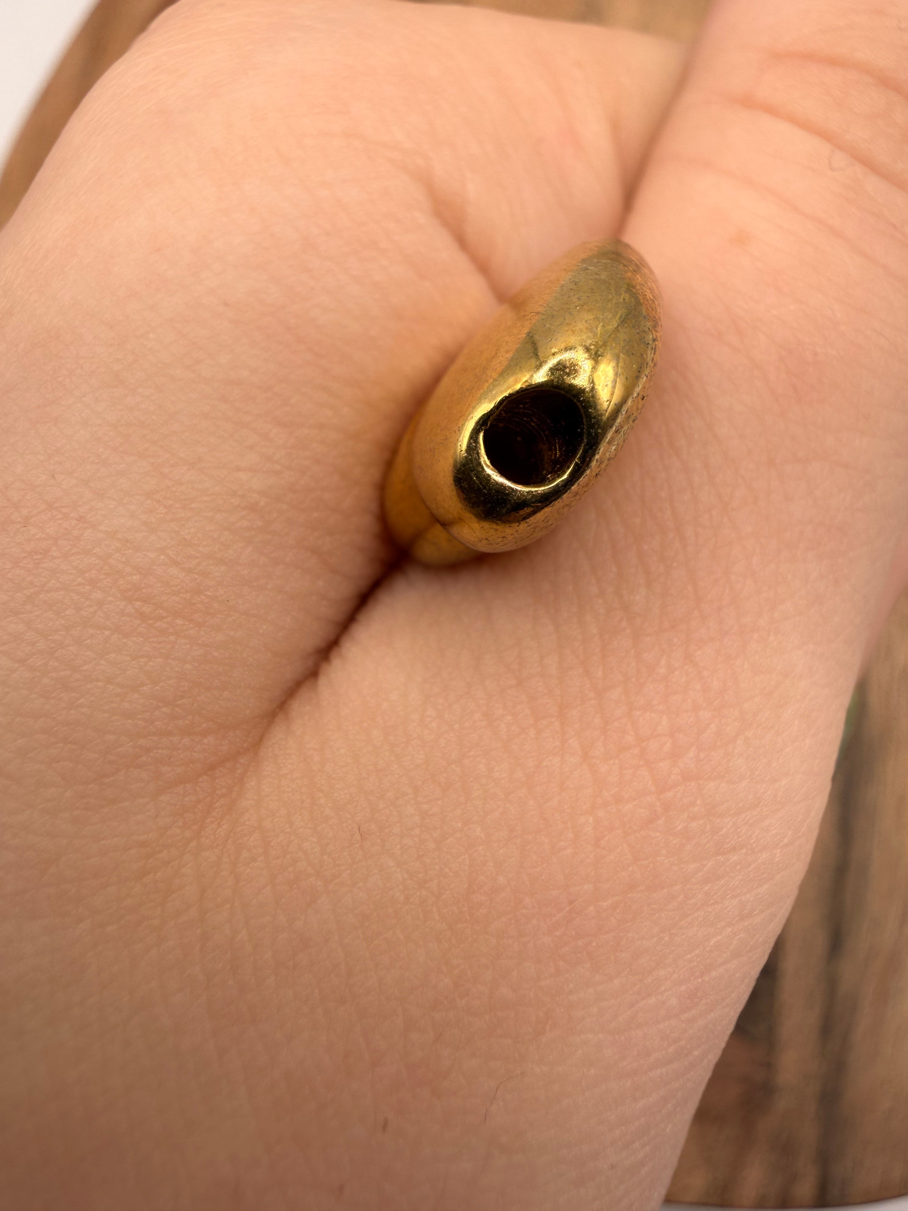 Gold Tone Heart Charm
