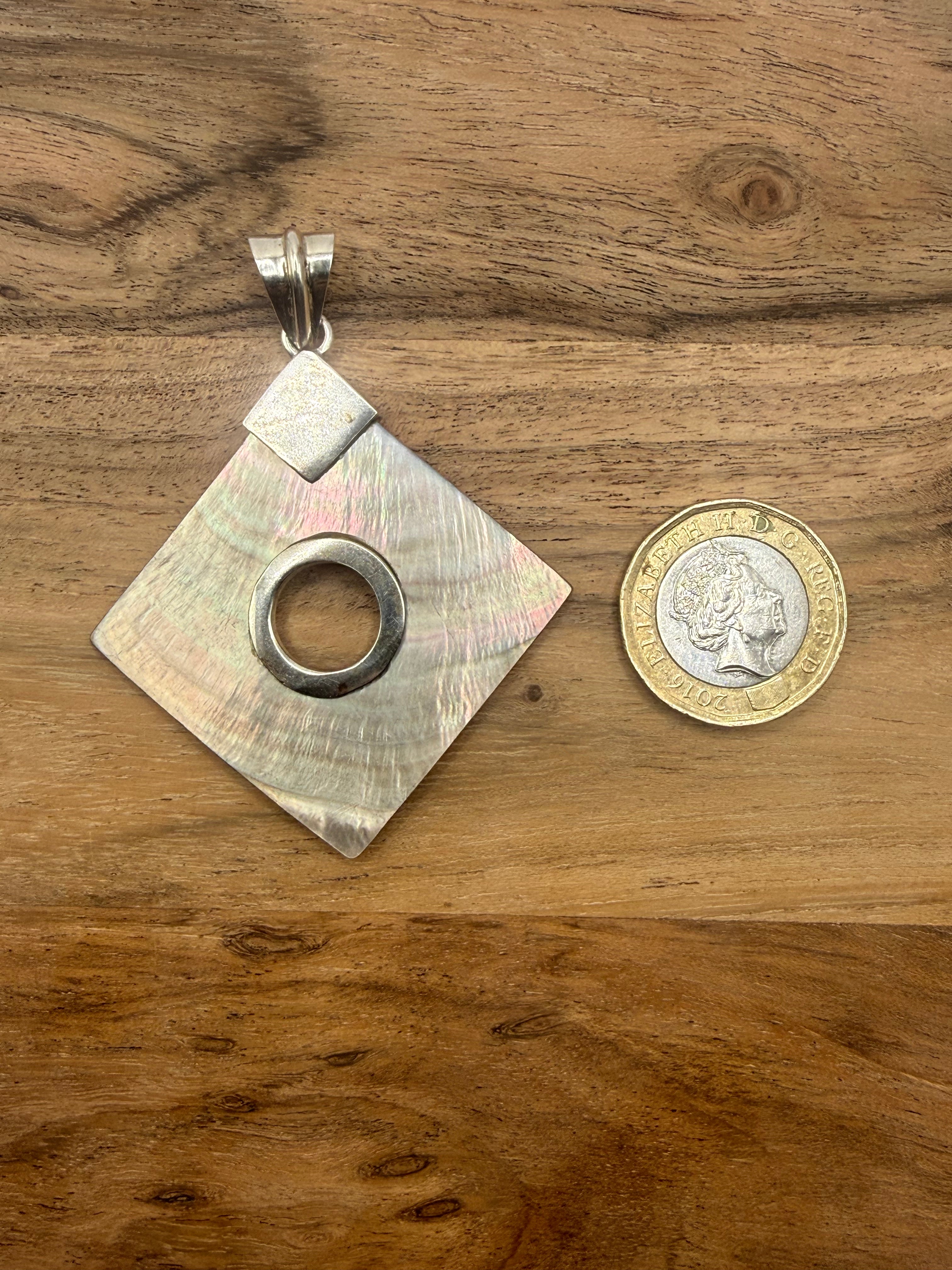 Sterling Silver Shell Pendant