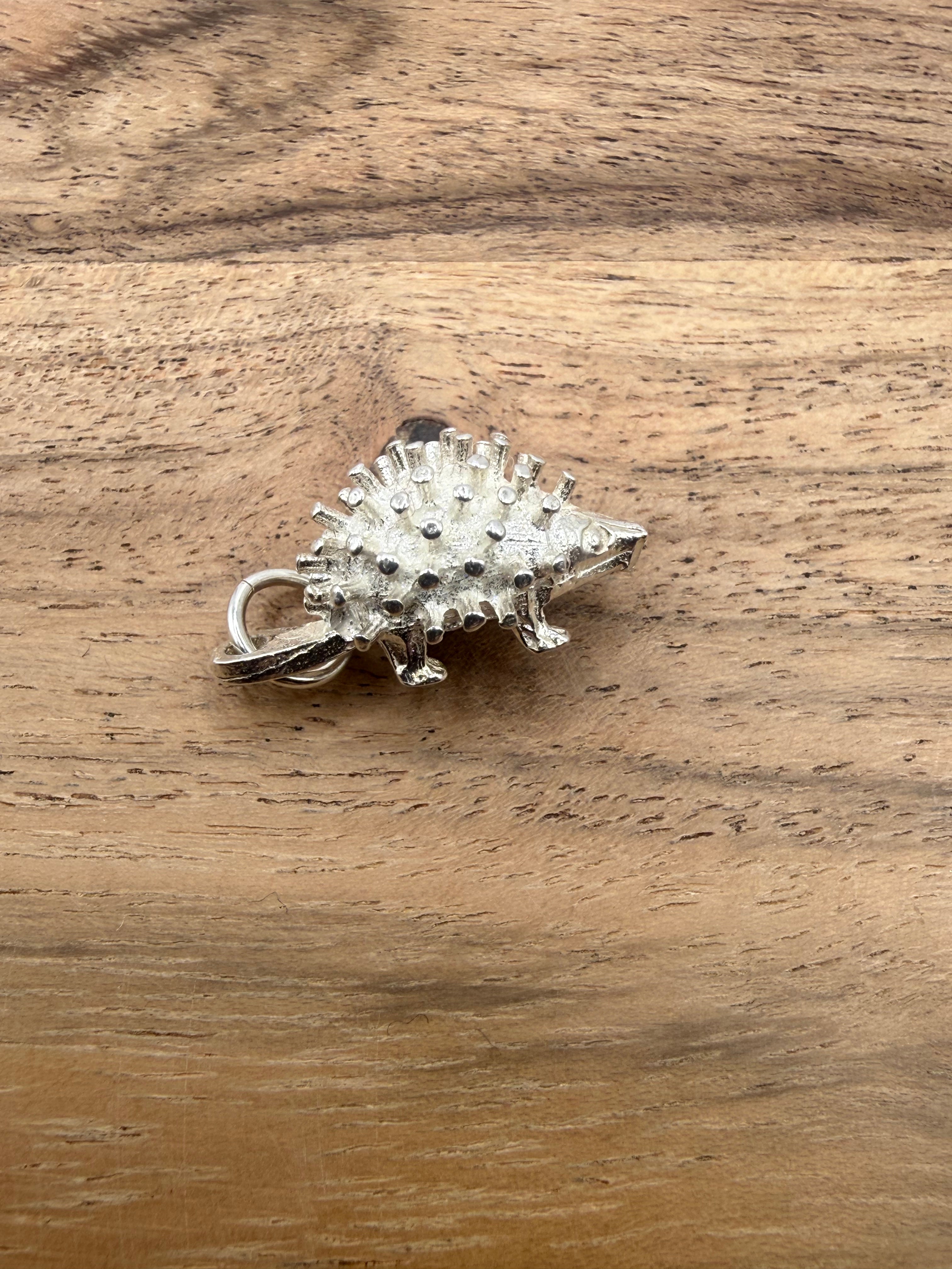 Sterling Silver Hedgehog Charm