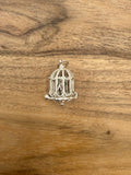 Sterling Silver Articulated Bird Cage Charm