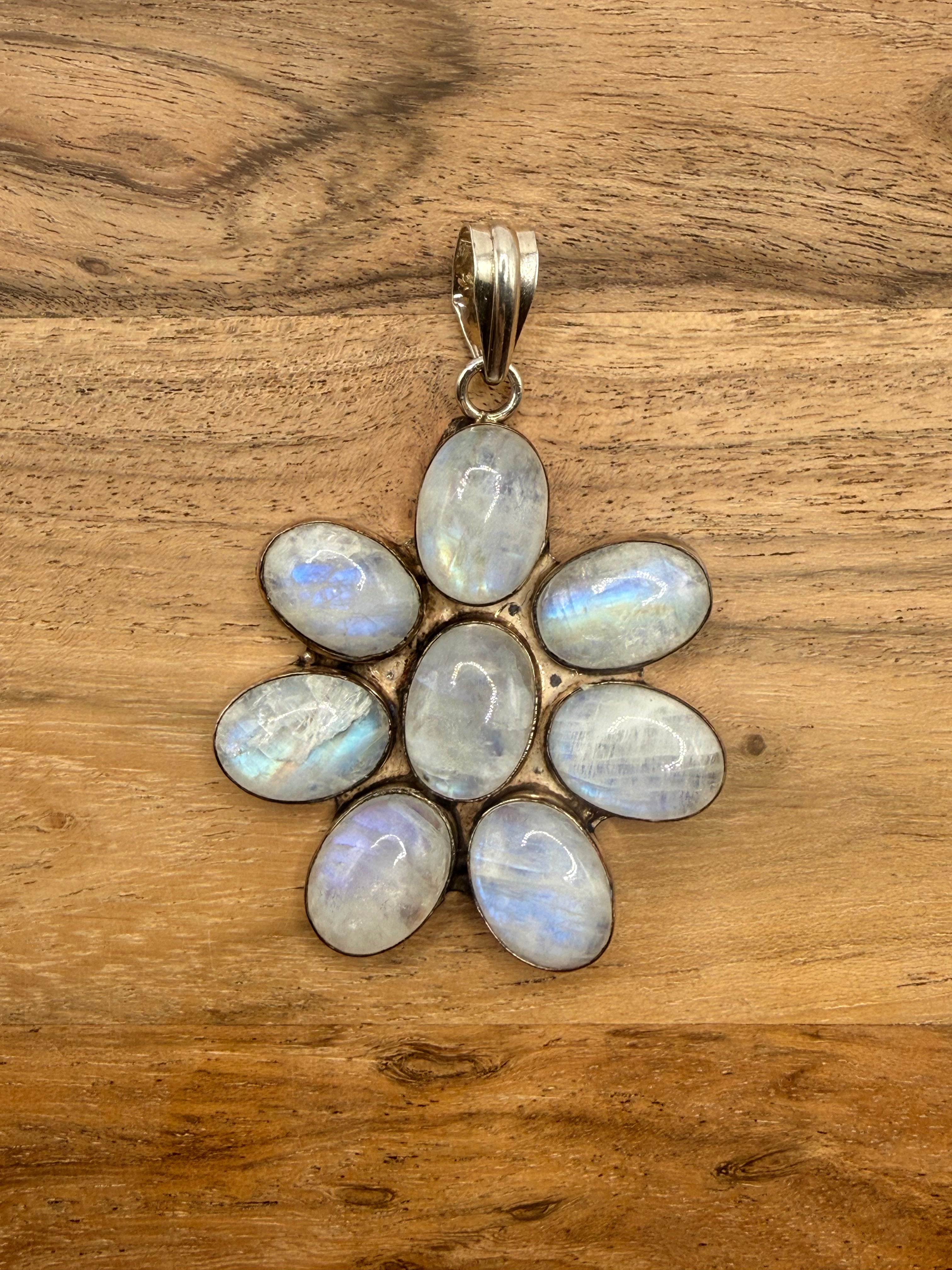 Sterling Silver Moonstone Pendant