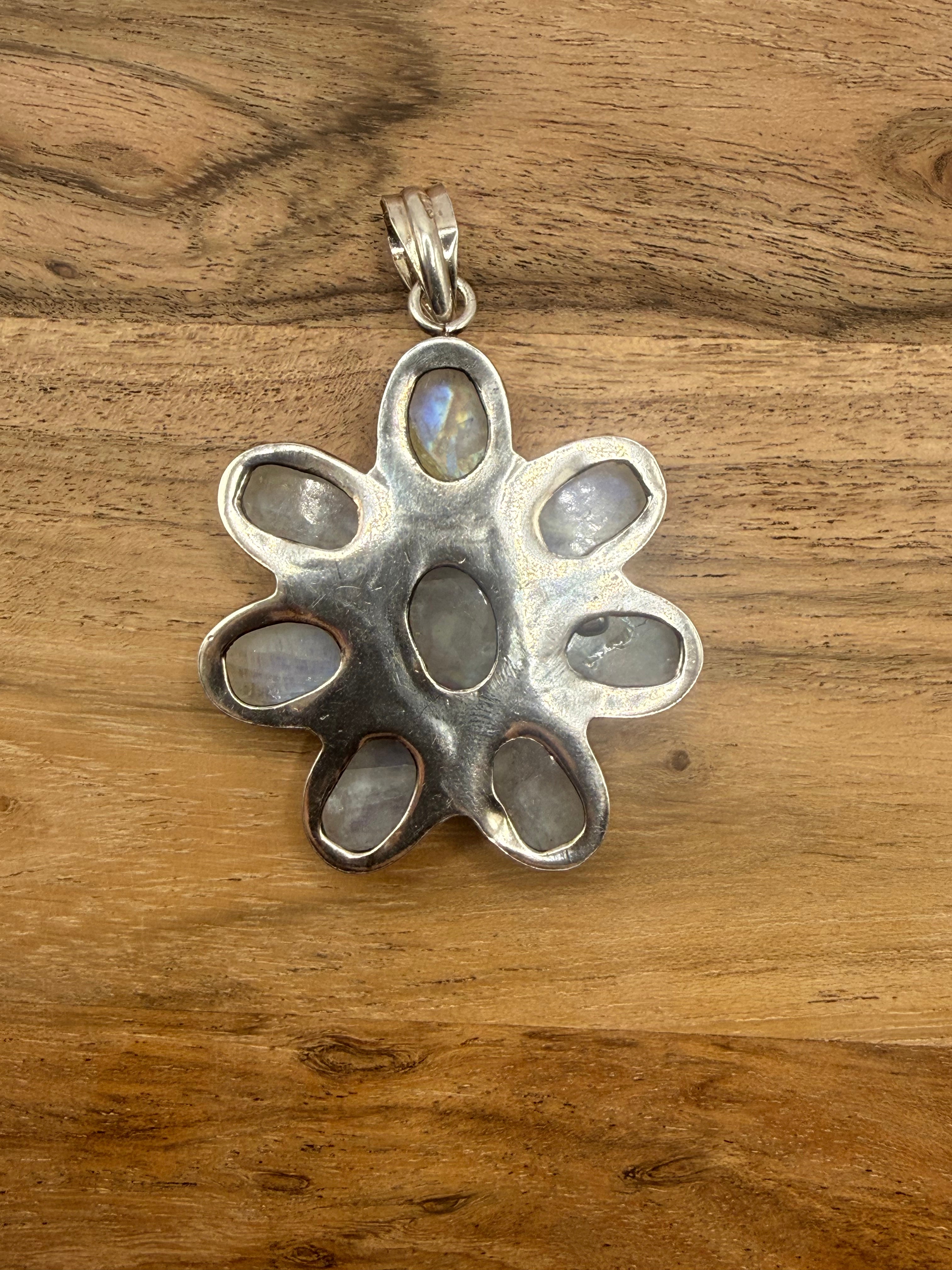 Sterling Silver Moonstone Pendant
