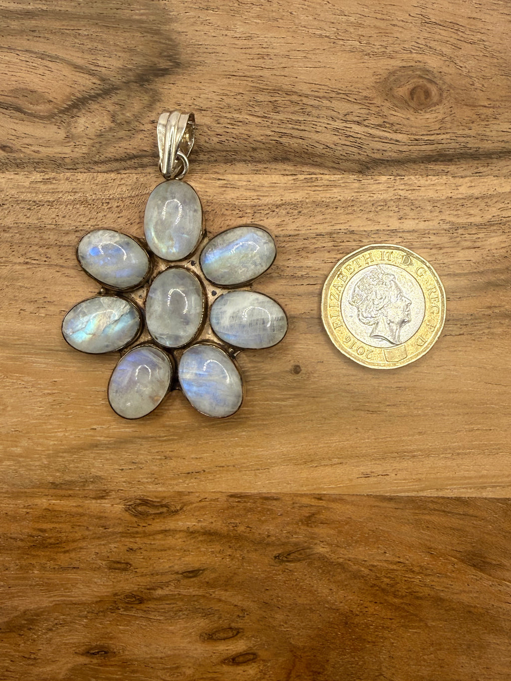 Sterling Silver Moonstone Pendant