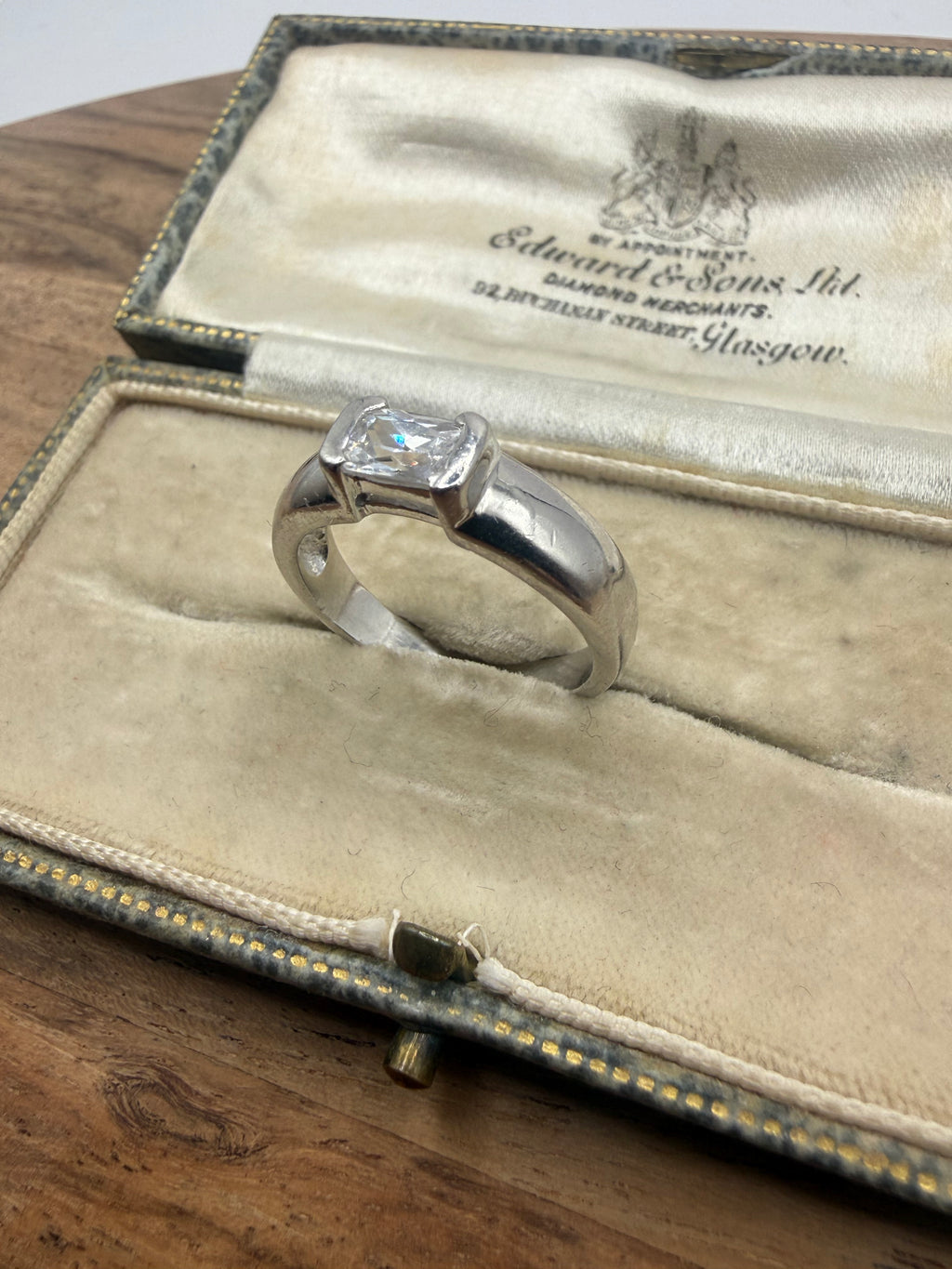 Sterling Silver CZ Ring (N)