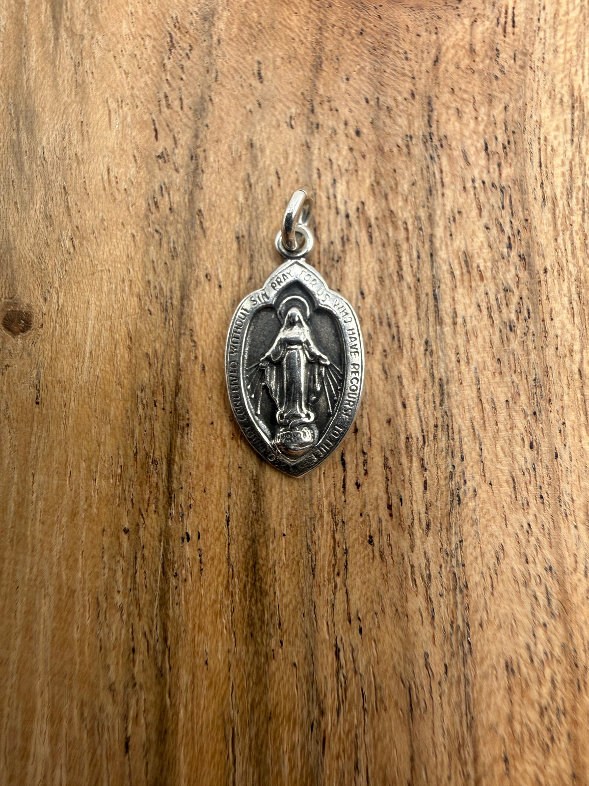 Mother Mary Sterling Silver Pendant