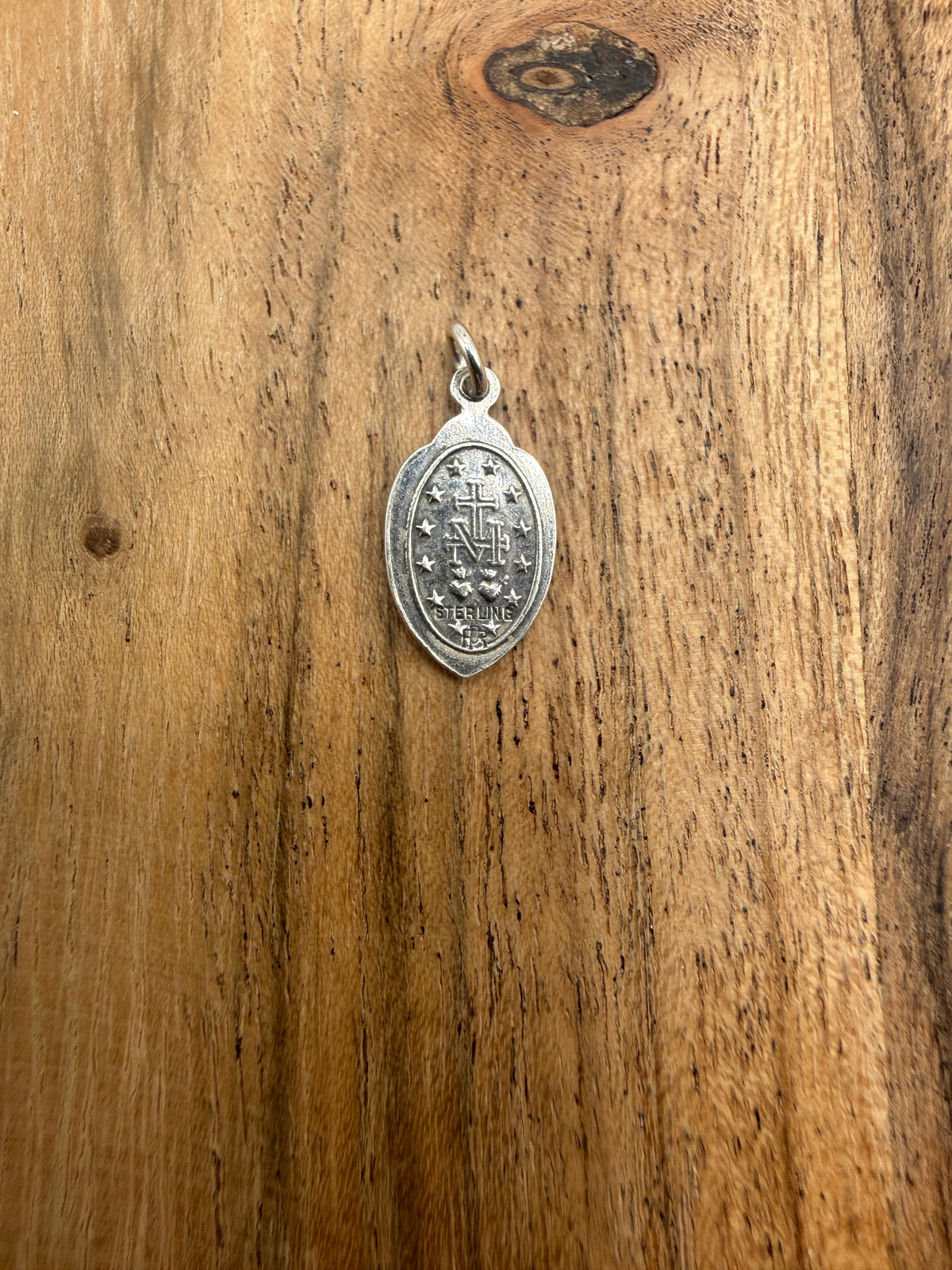 Mother Mary Sterling Silver Pendant