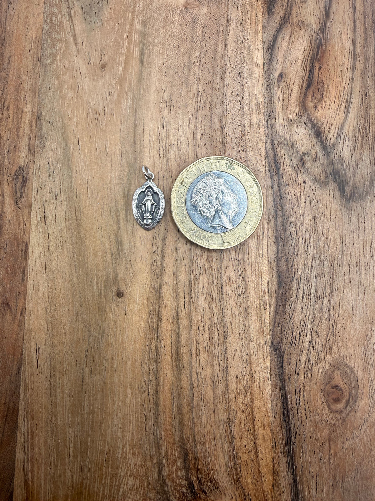 Mother Mary Sterling Silver Pendant