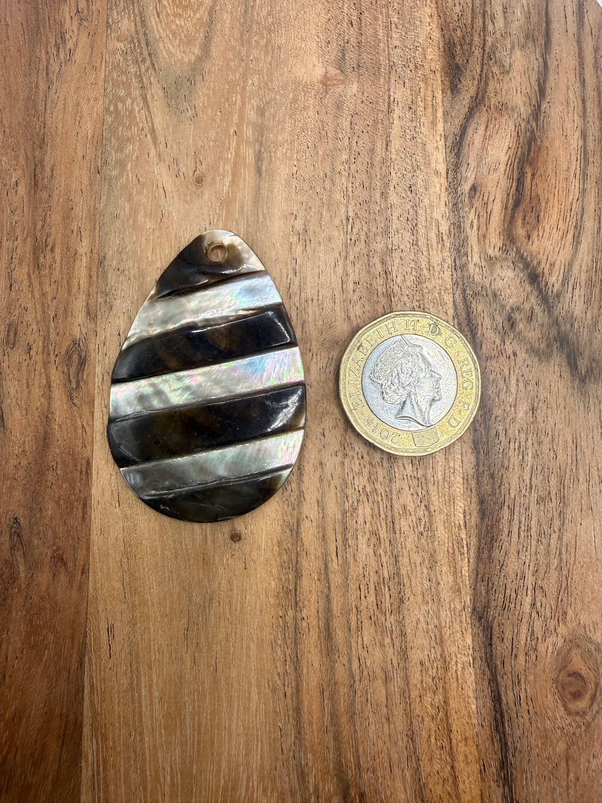 Mother of Pearl Teardrop Pendant